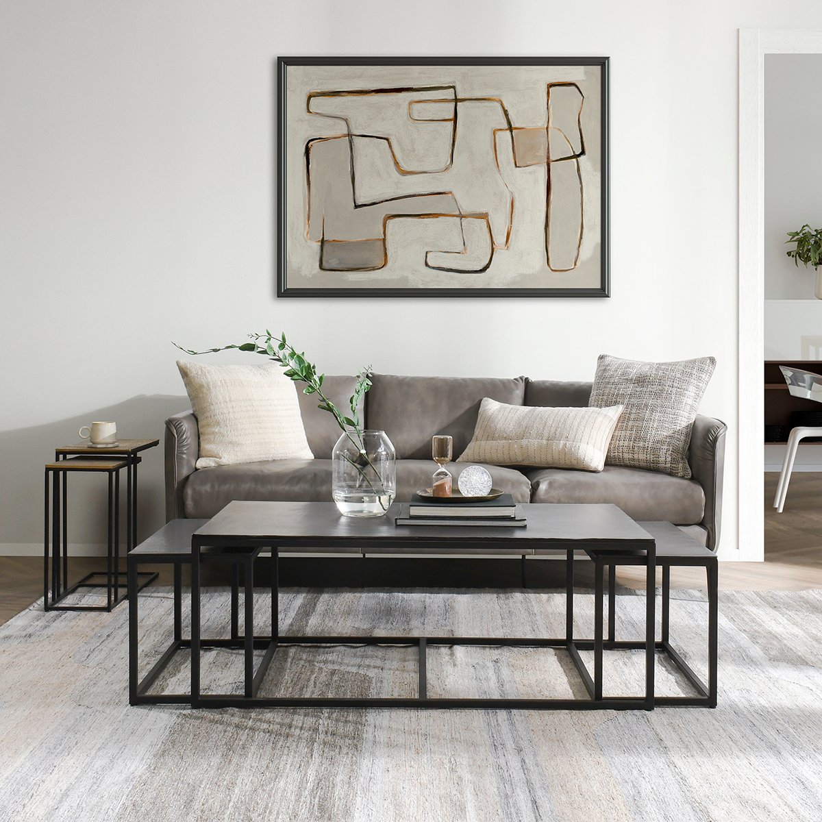 Classic Home Buckley Coffee Table - Thumbnail 3