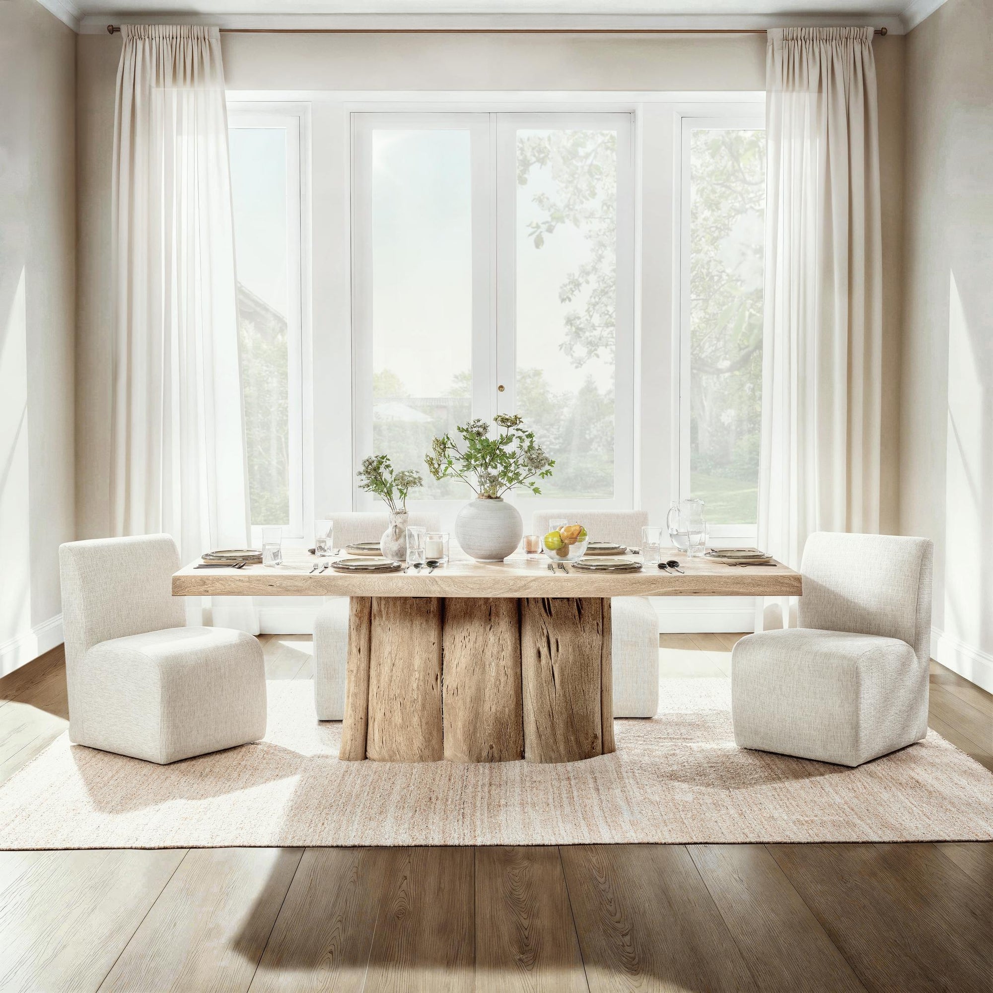 Terra Dining Table - Sandstone Greige