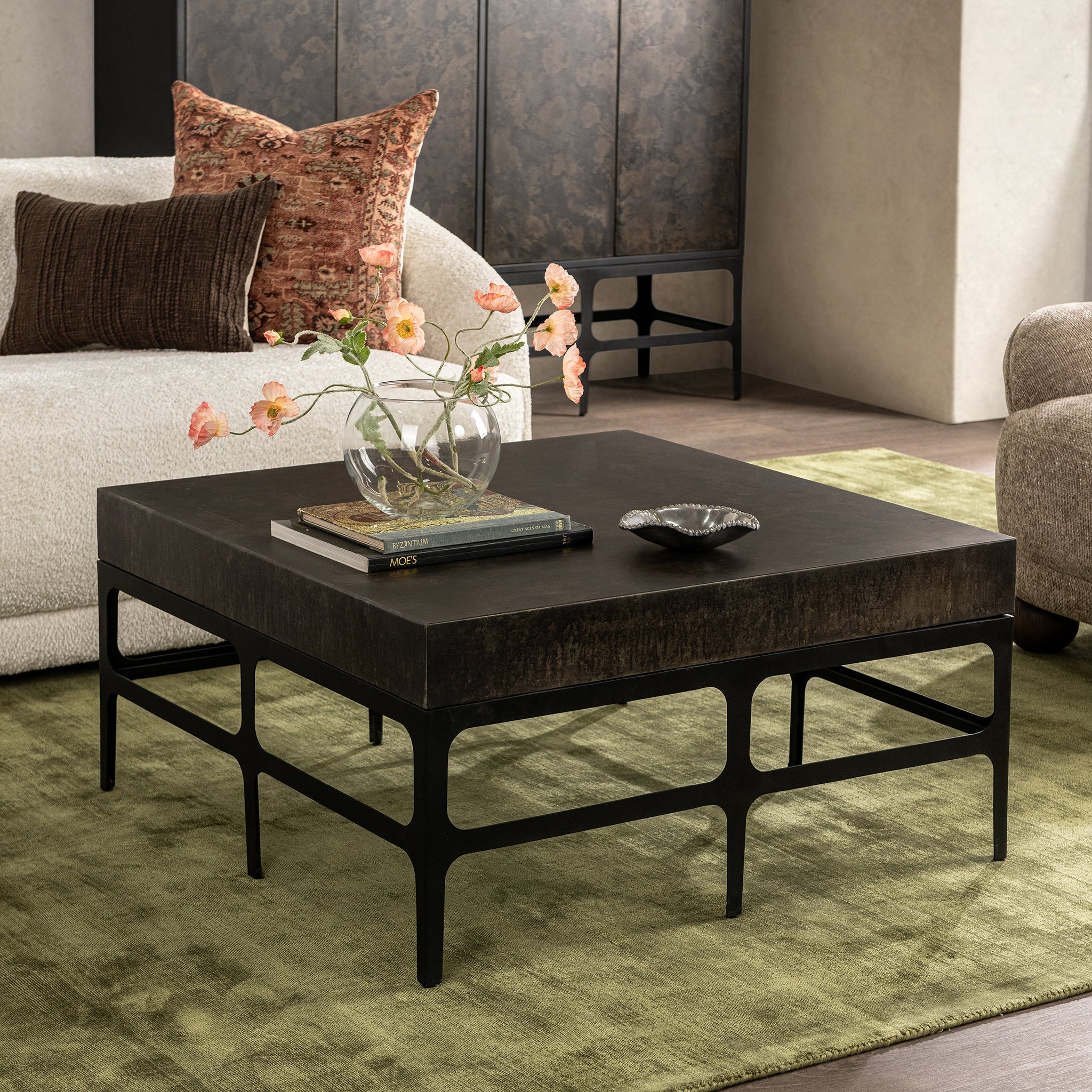 Adela Coffee Table - Rust Noir