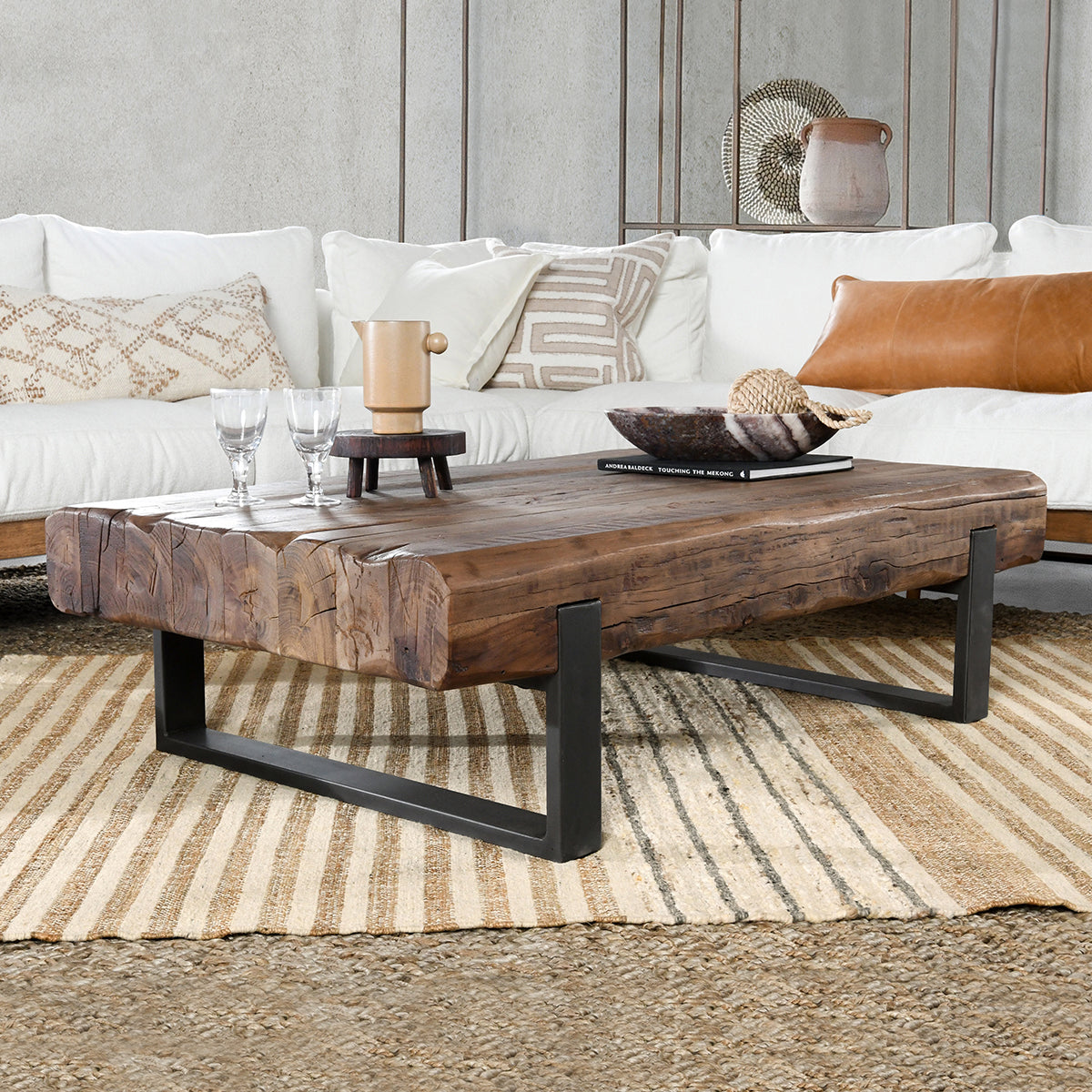 Classic Home Duarte Coffee Table - Thumbnail 3