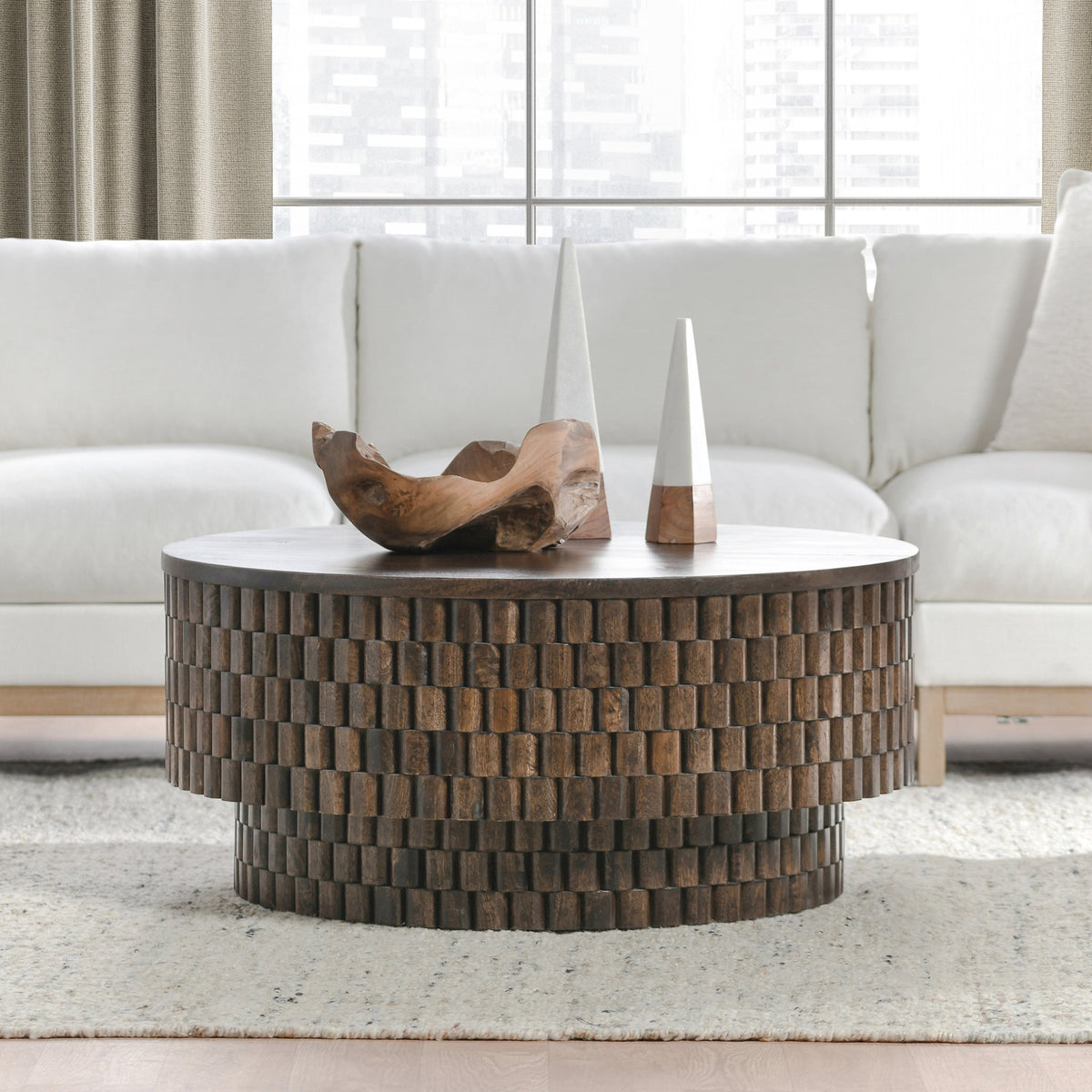 Norwood 40" Round Coffee Table