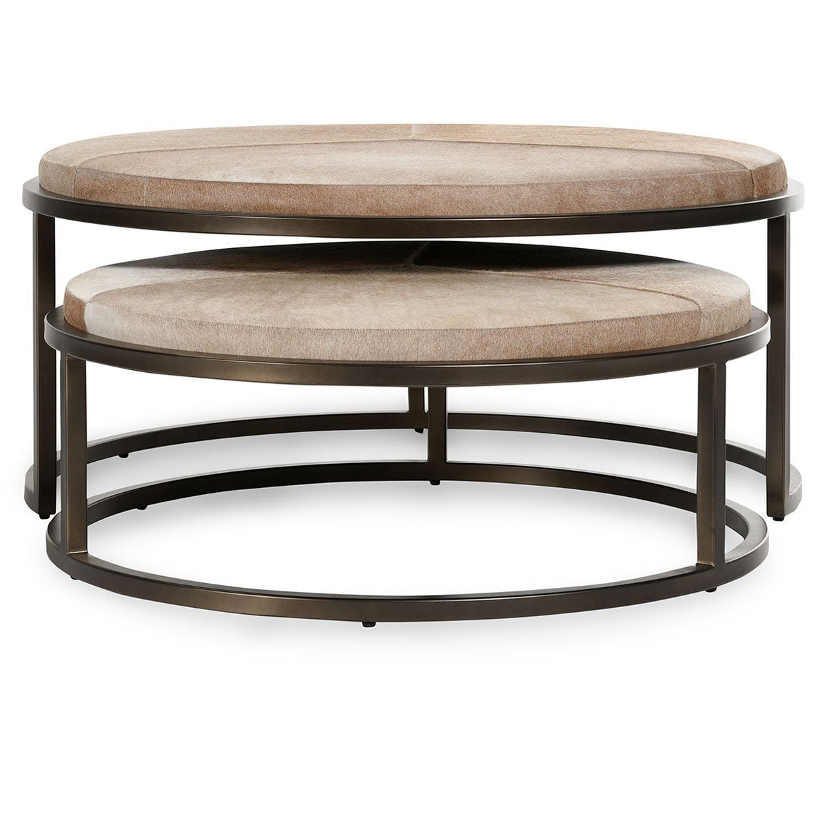 Classic Home Hayword Hide Coffee Tables - Thumbnail 4