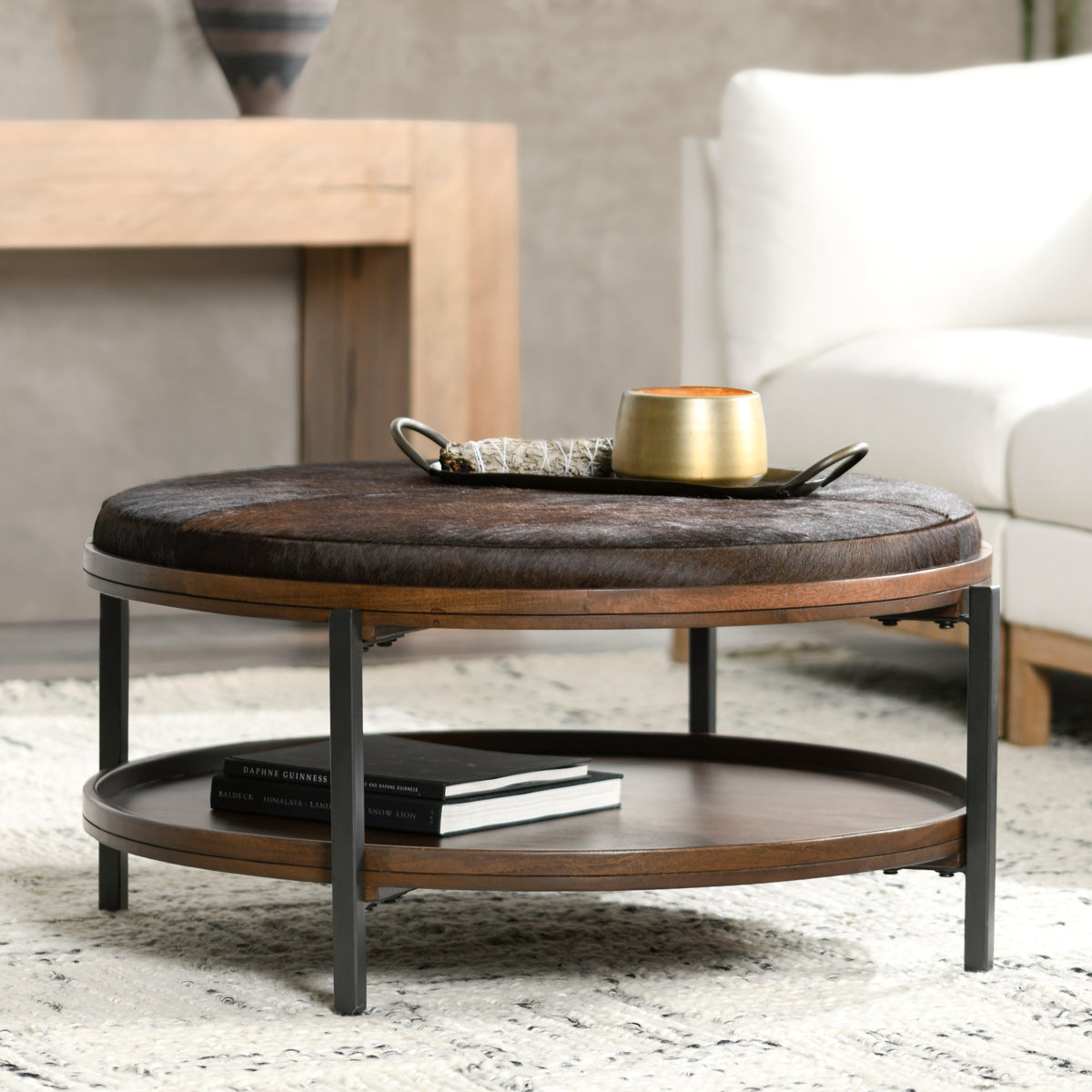 Hunt 38" Round Coffee Table Coffee Tables Classic Home , Black Friday Sale Classic Home Furniture Sale, Old Bones Co, Mid Century Furniture Sale, Four Hands Furniture, Black Friday Sale Hunt 38" Round Coffee Table,Gus Sale, Perigold Hunt 38" Round Coffee Table Coffee Tables Black Friday Sale , Perigold Sale Hunt 38" Round Coffee Table,Hunt 38" Round Coffee Table Lulu and Georgia, Burke Decor Sale Hunt 38" Round Coffee Table, www.oldbonesco.com