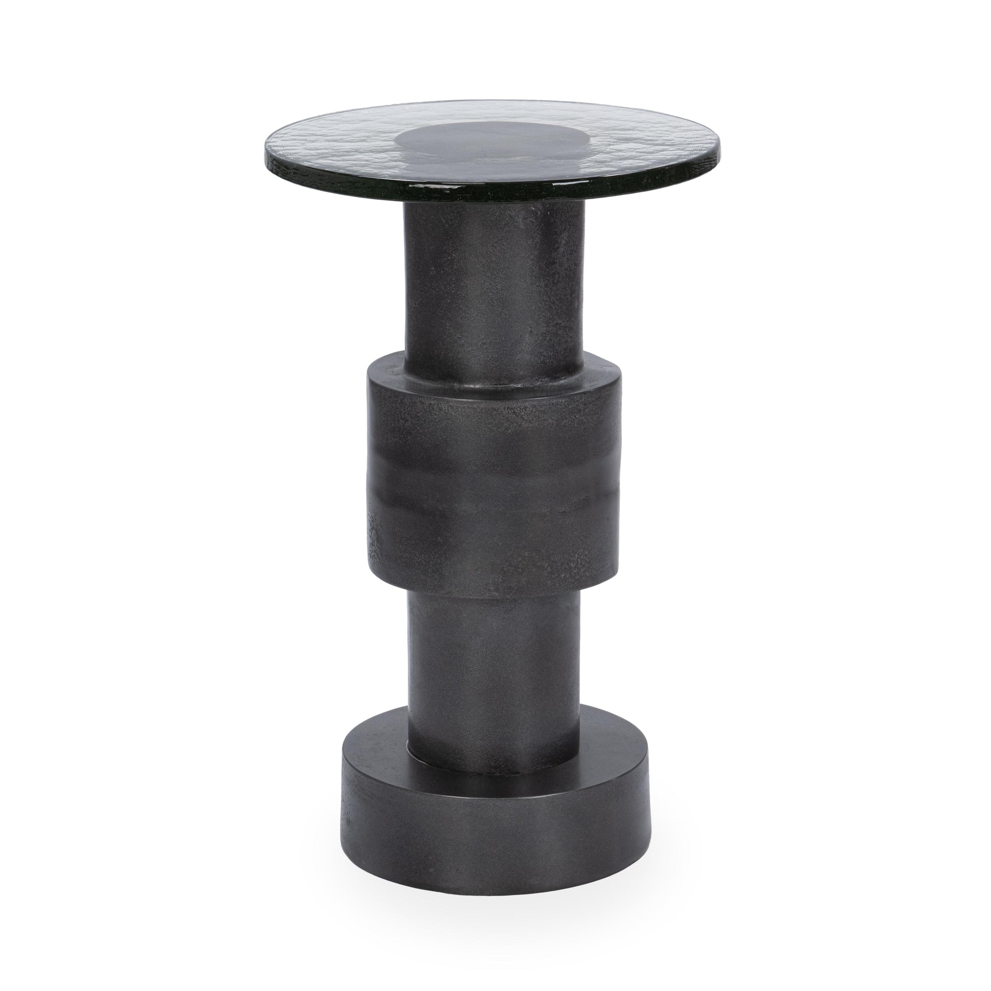Callen Accent Table - Antique Nickel