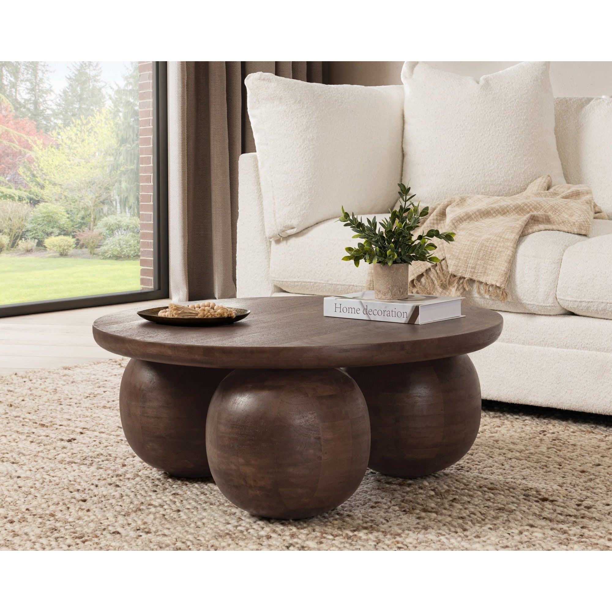 Delyla Coffee Table - Brown