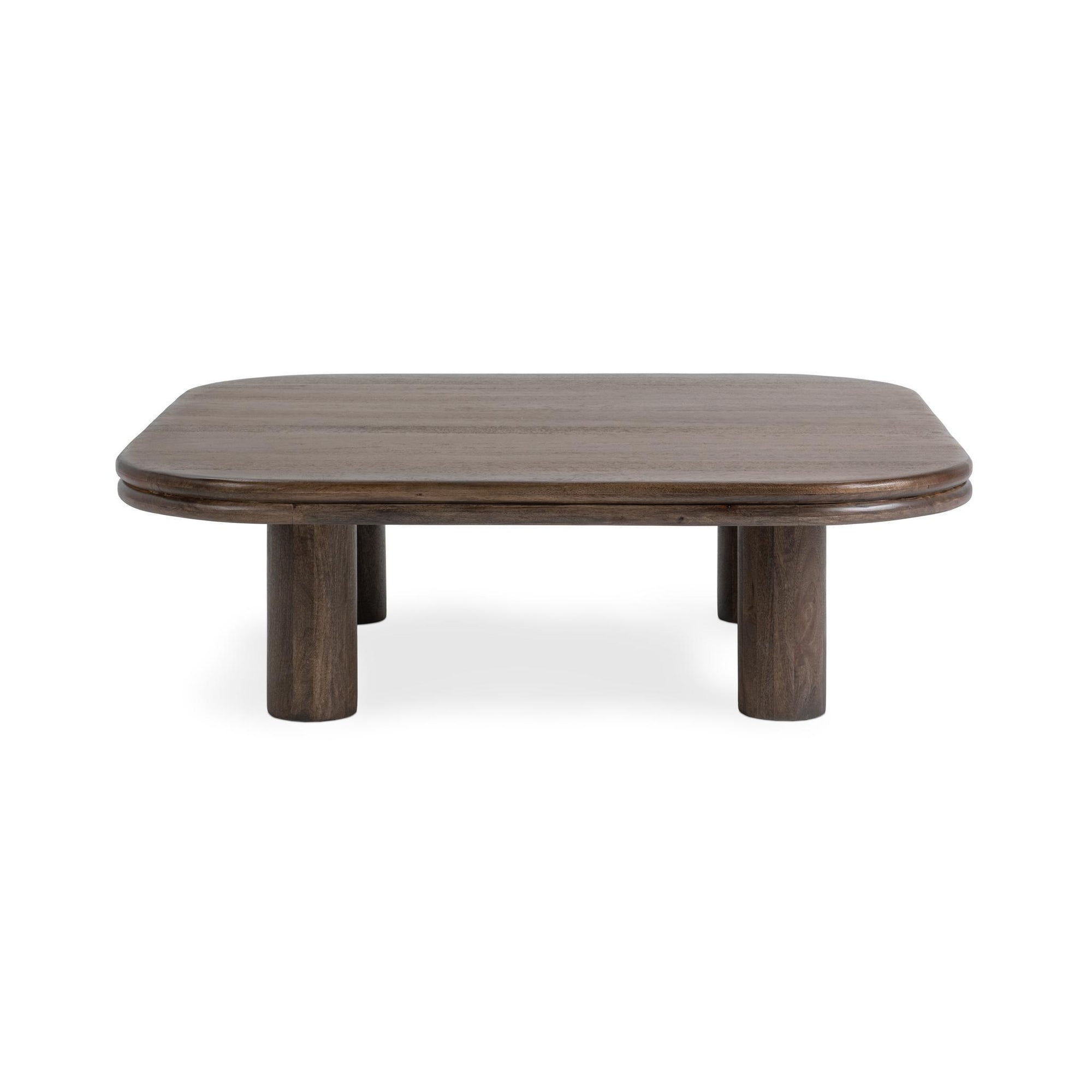 Miranda Square Coffee Table - Cocoa Brown
