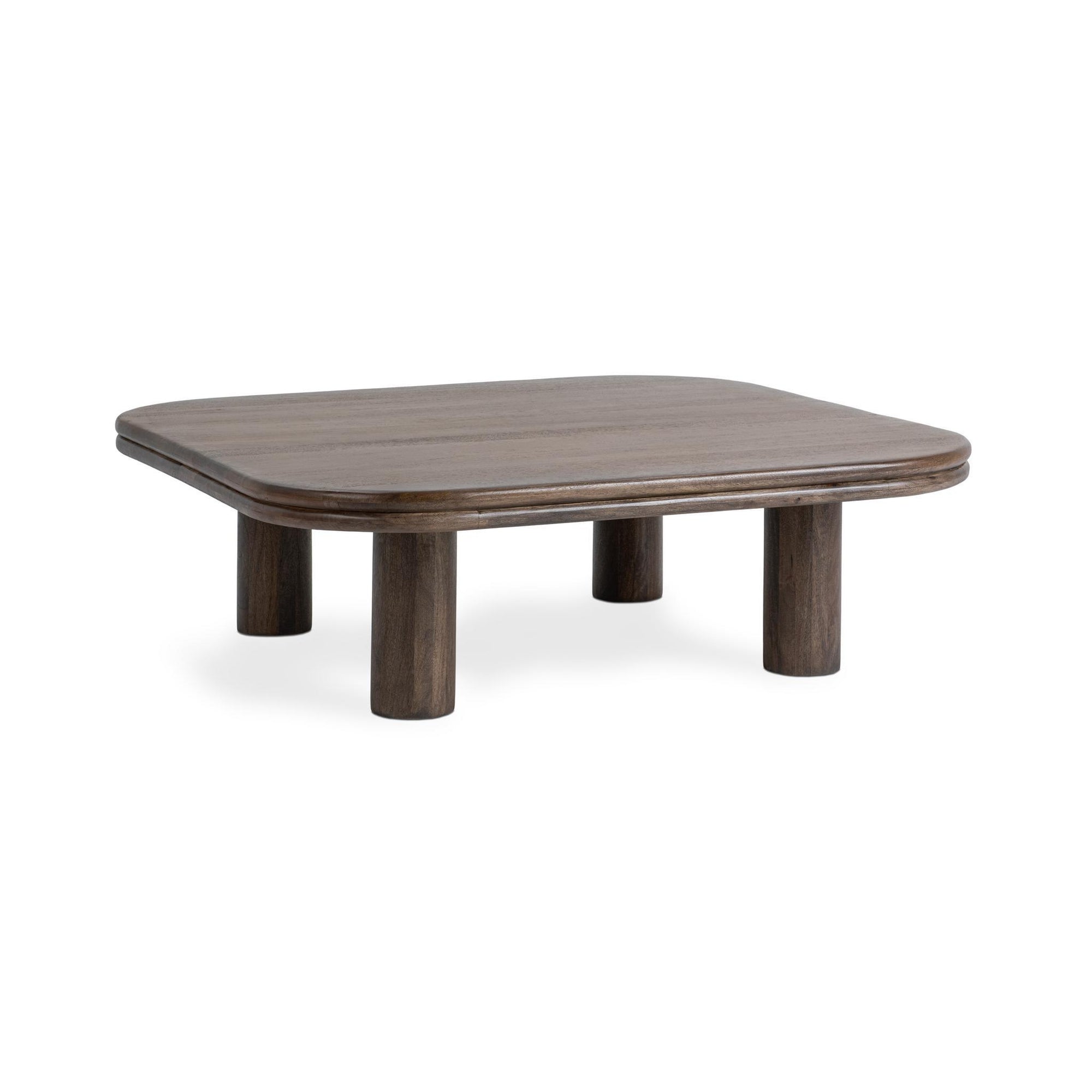 Miranda Square Coffee Table - Cocoa Brown