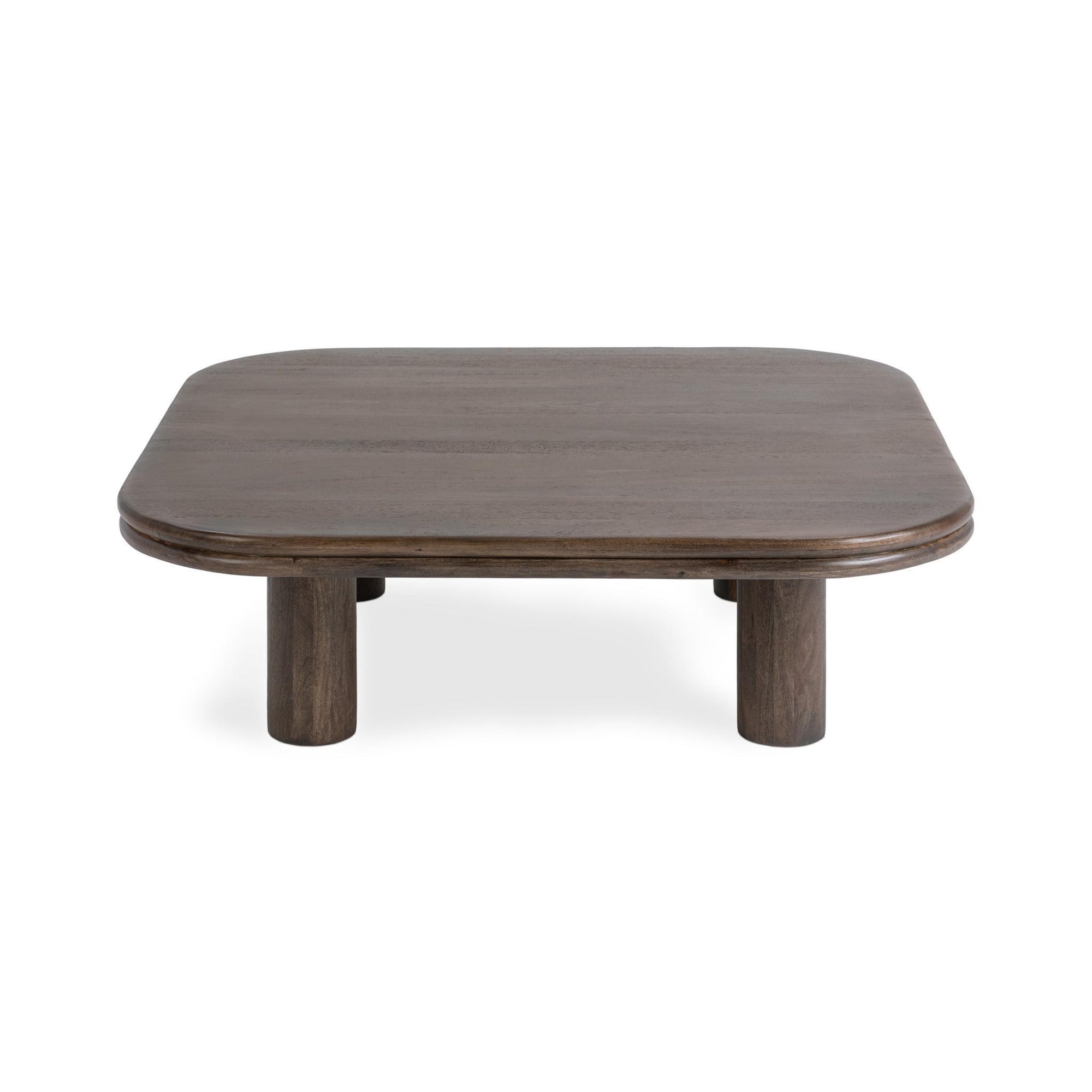 Miranda Square Coffee Table - Cocoa Brown