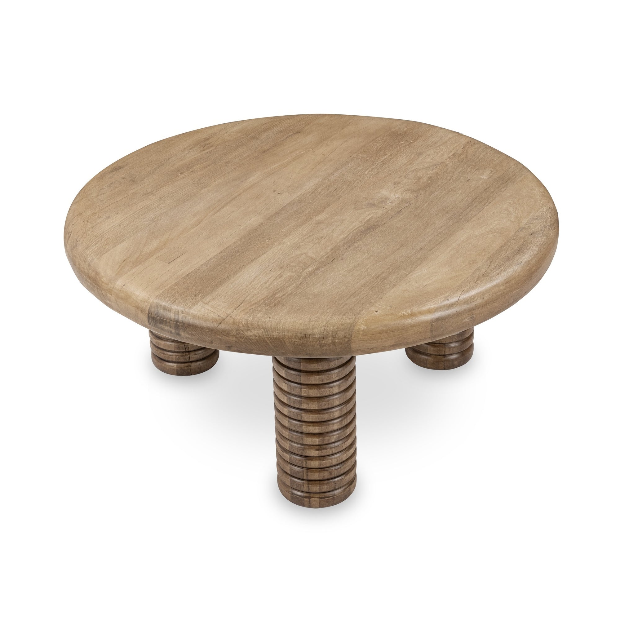 Ilaria Reclaimed Wood Round Coffee Table