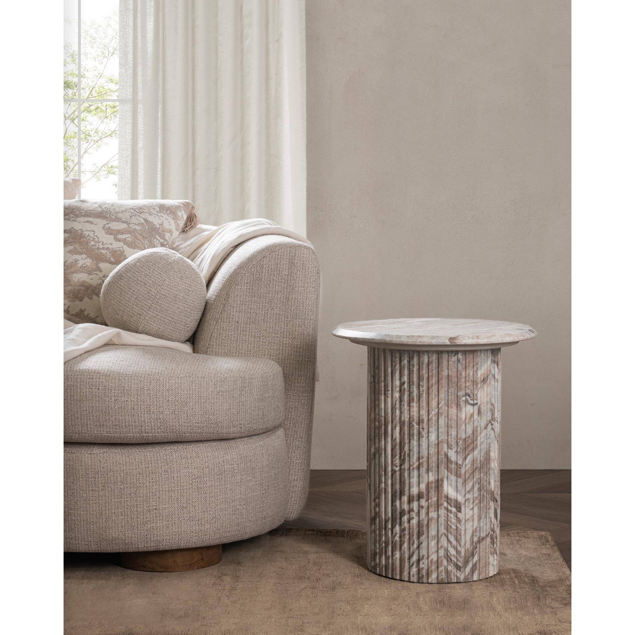 Nordens End Table - Rusty Gray