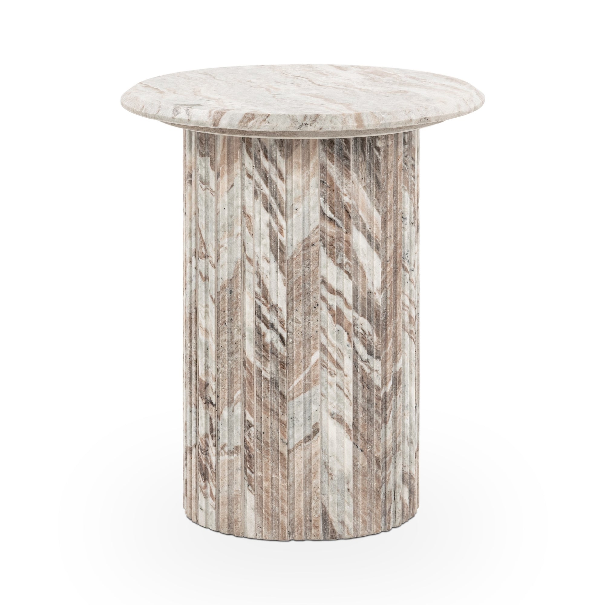 Nordens End Table - Rusty Gray