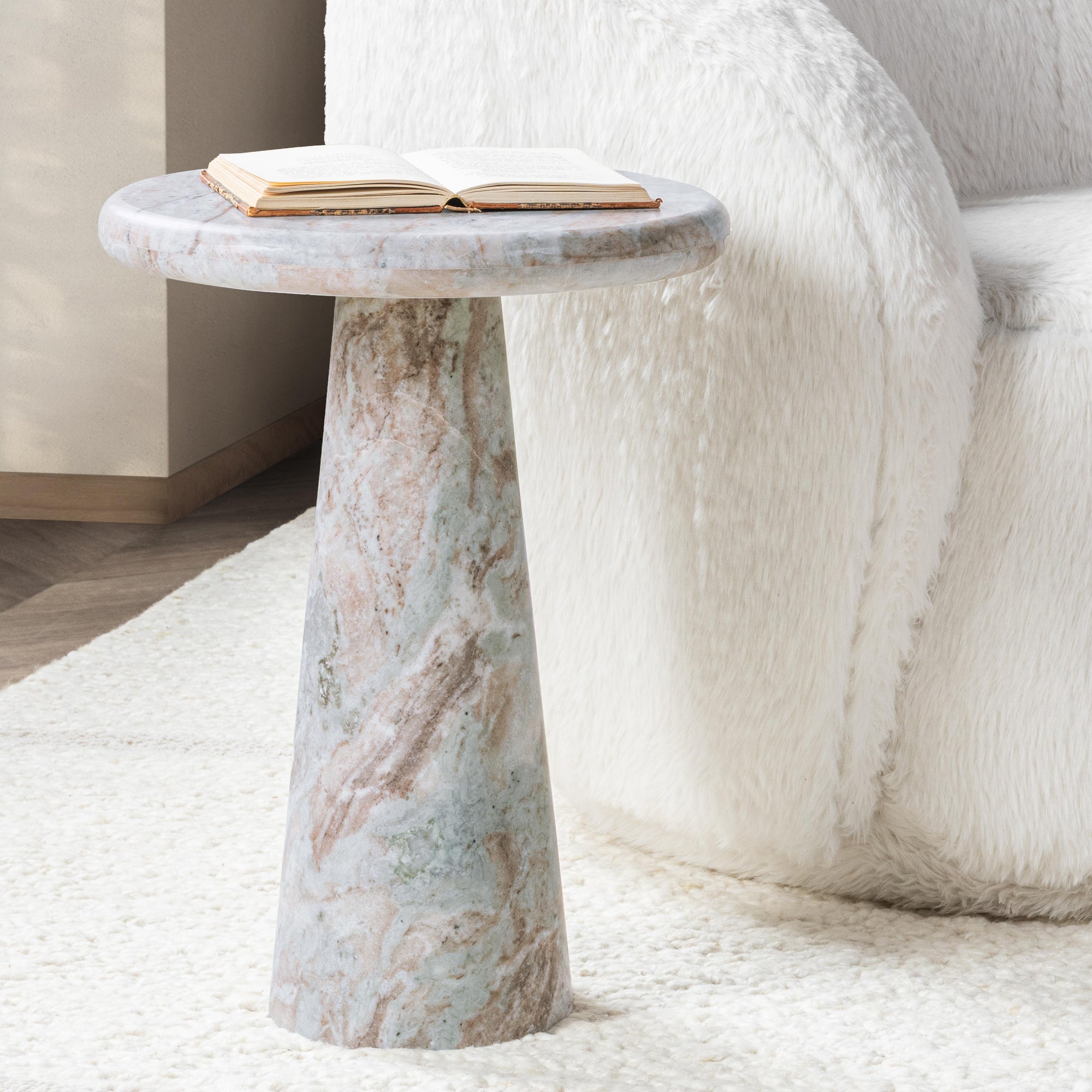 Huxley Accent Table - Rusty Gray