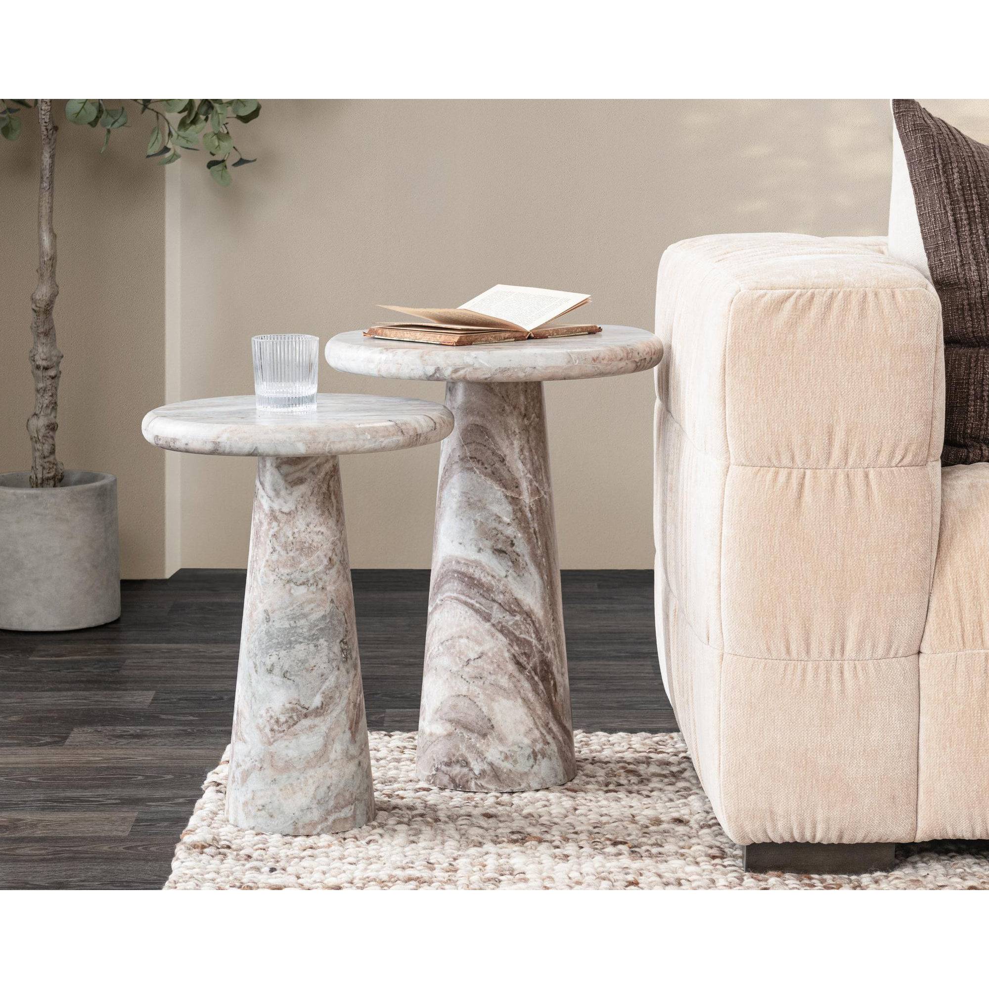 Huxley Accent Table - Rusty Gray