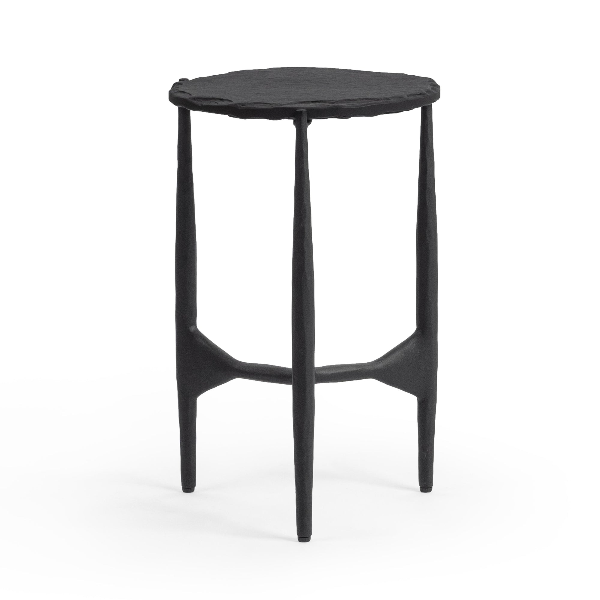 Luka End Table - Charcoal Forge