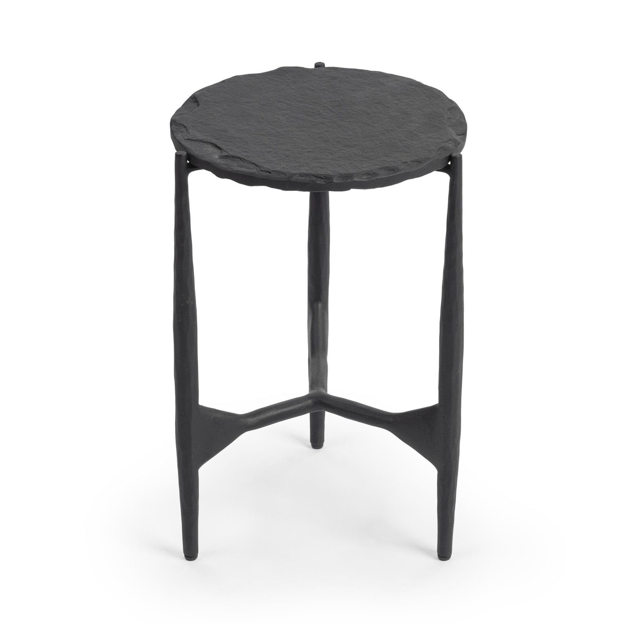 Luka End Table - Charcoal Forge