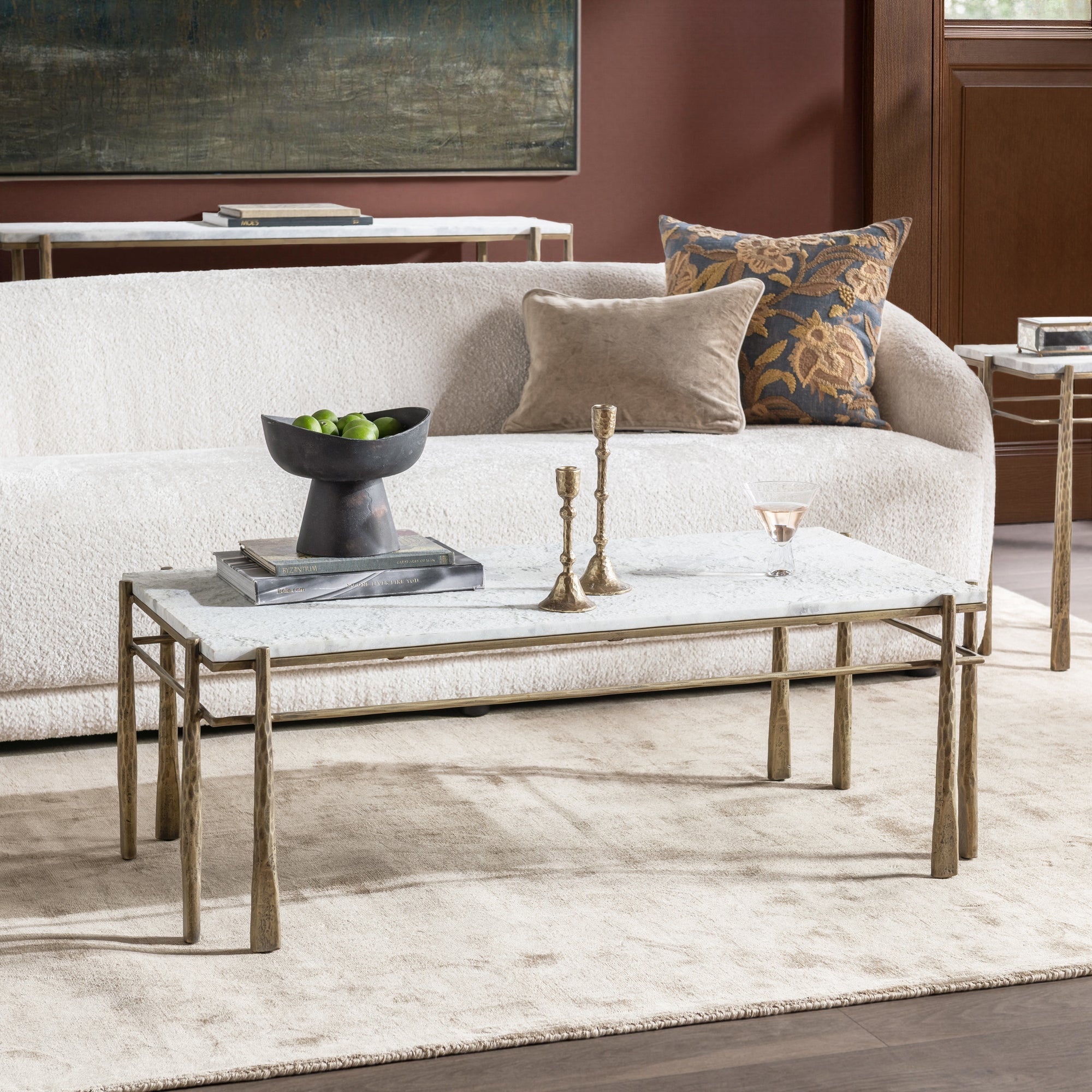 Jasmine Coffee Table - Moonstone White