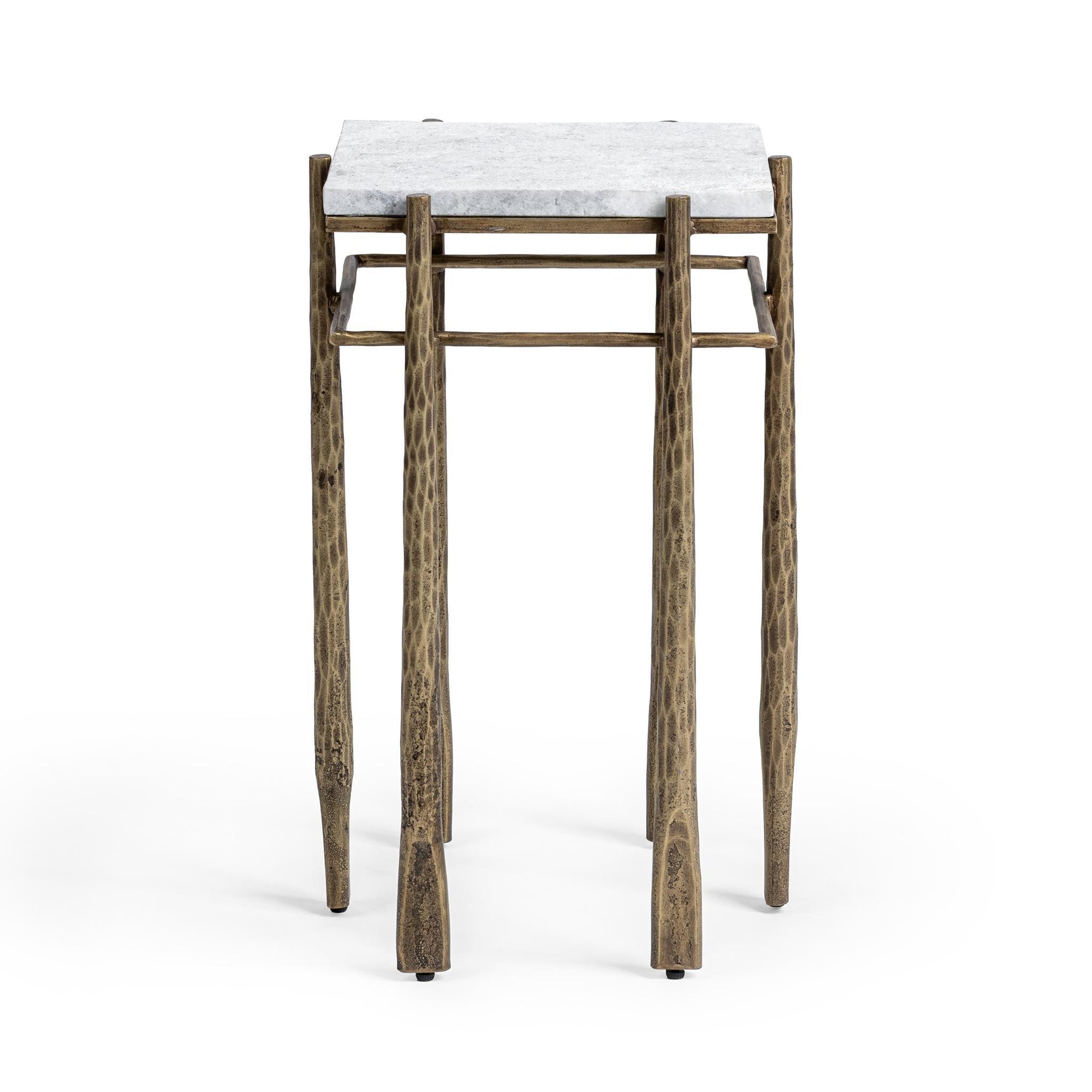 Jasmine End Table - Moonstone White