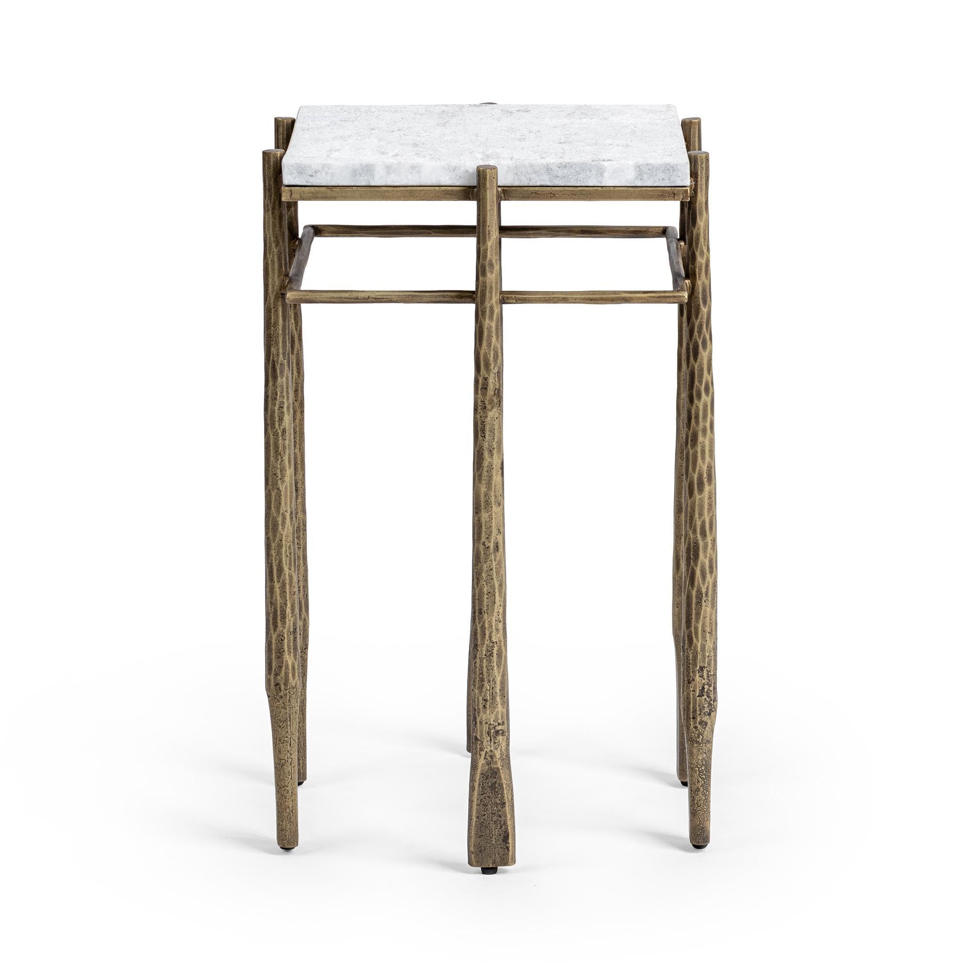 Jasmine End Table - Moonstone White