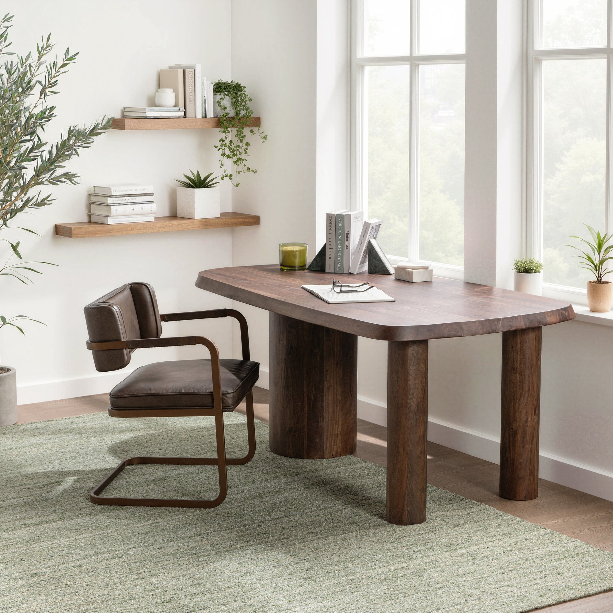Saunders Desk - Crimson Husk