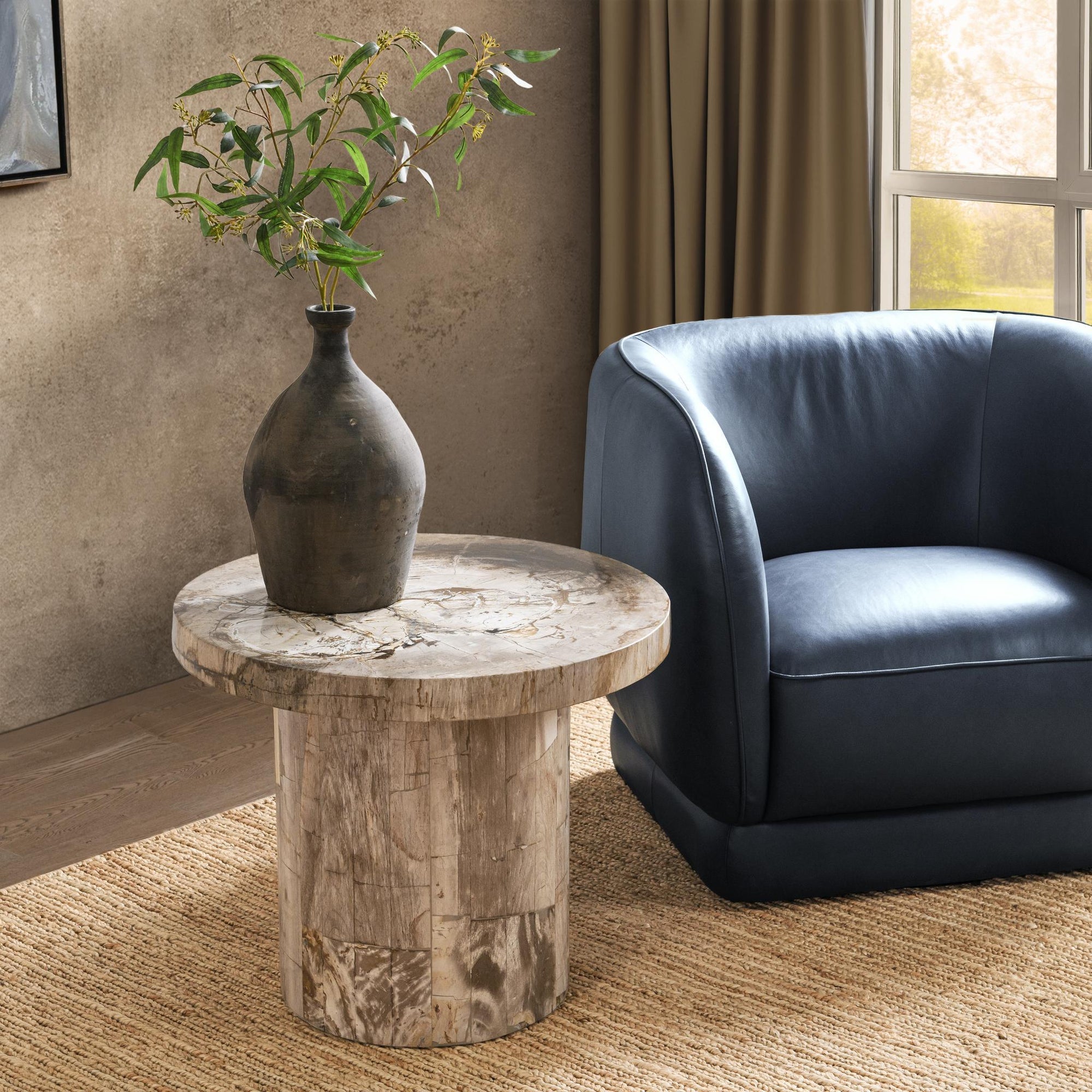 Janelle Accent Table - Sepia Vein