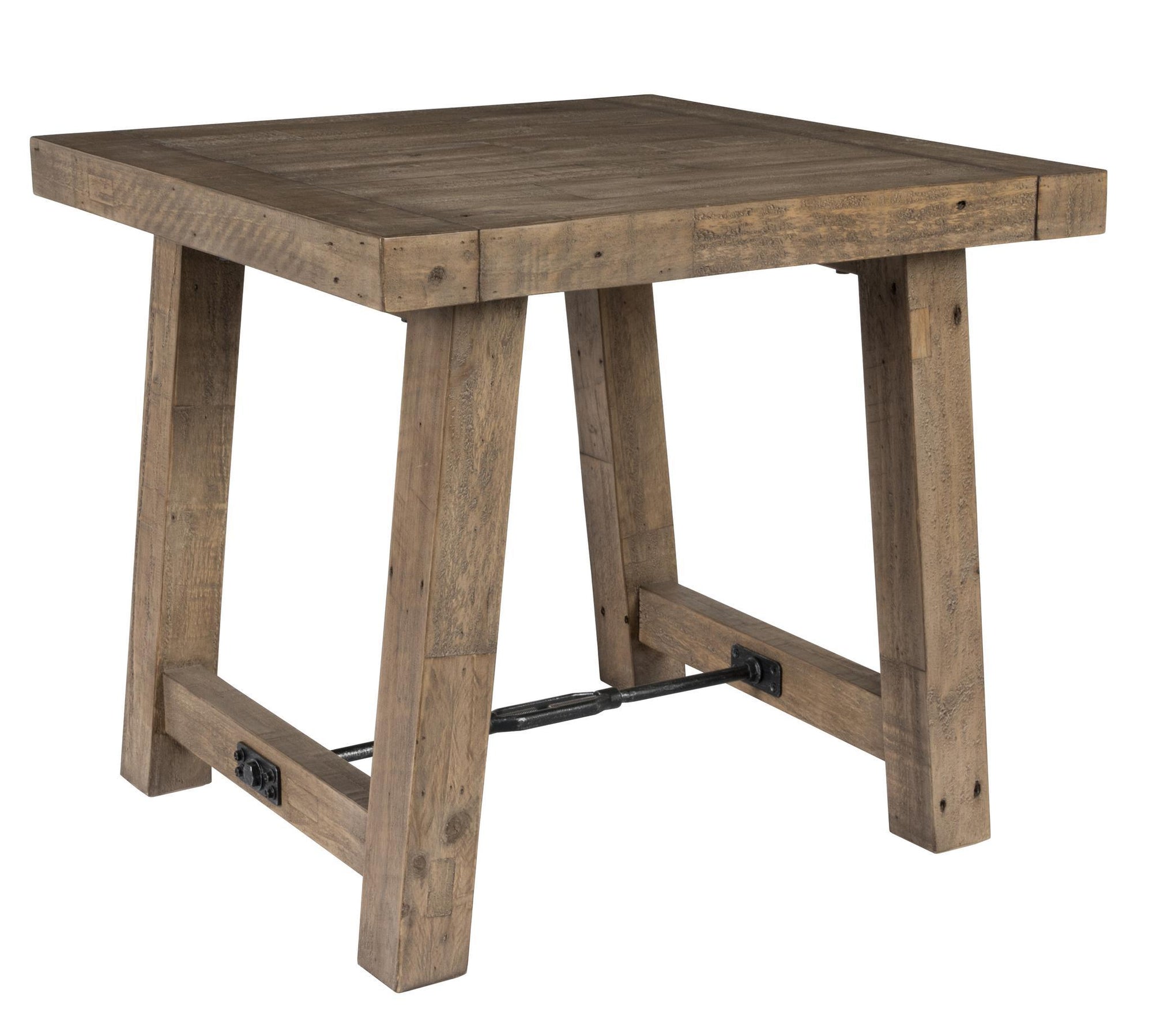 Tuscany End Table - Distressed Brown