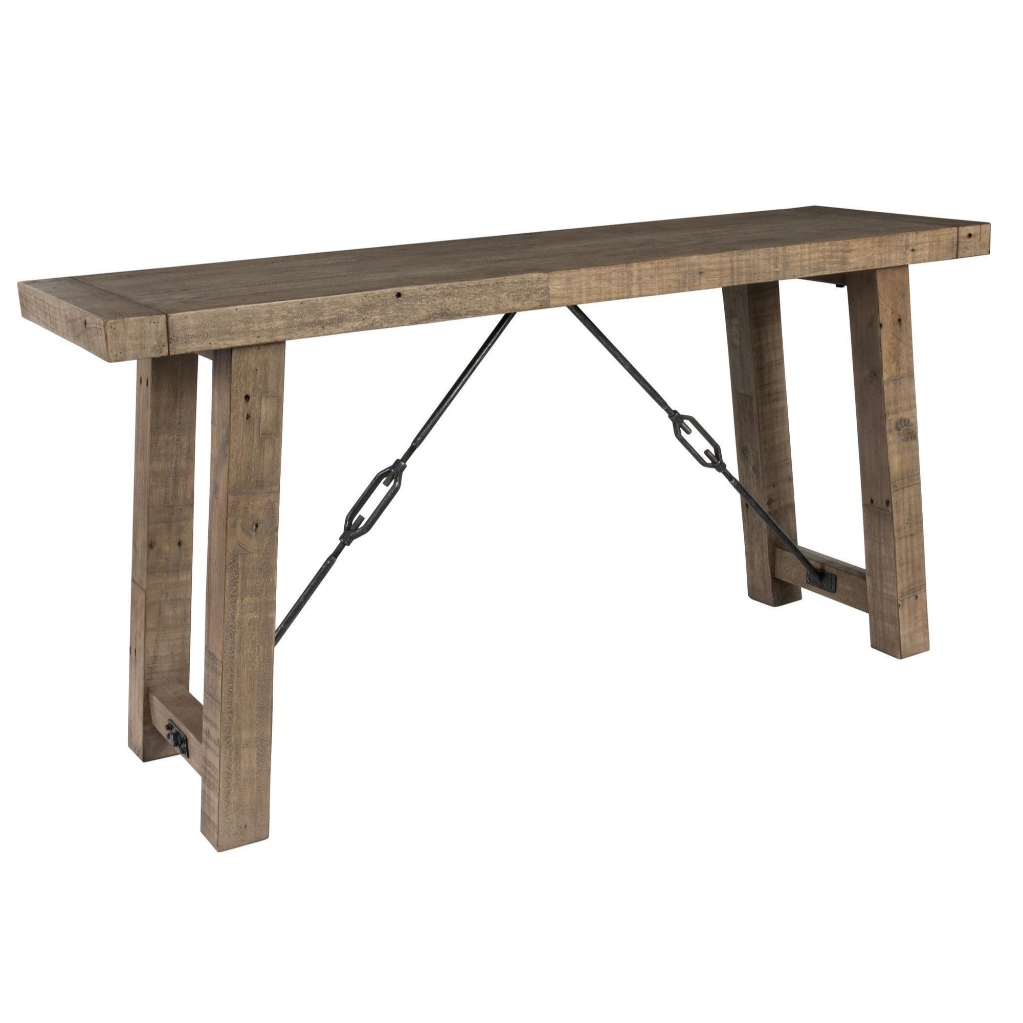 Tuscany 60" Console Table - Distressed Brown