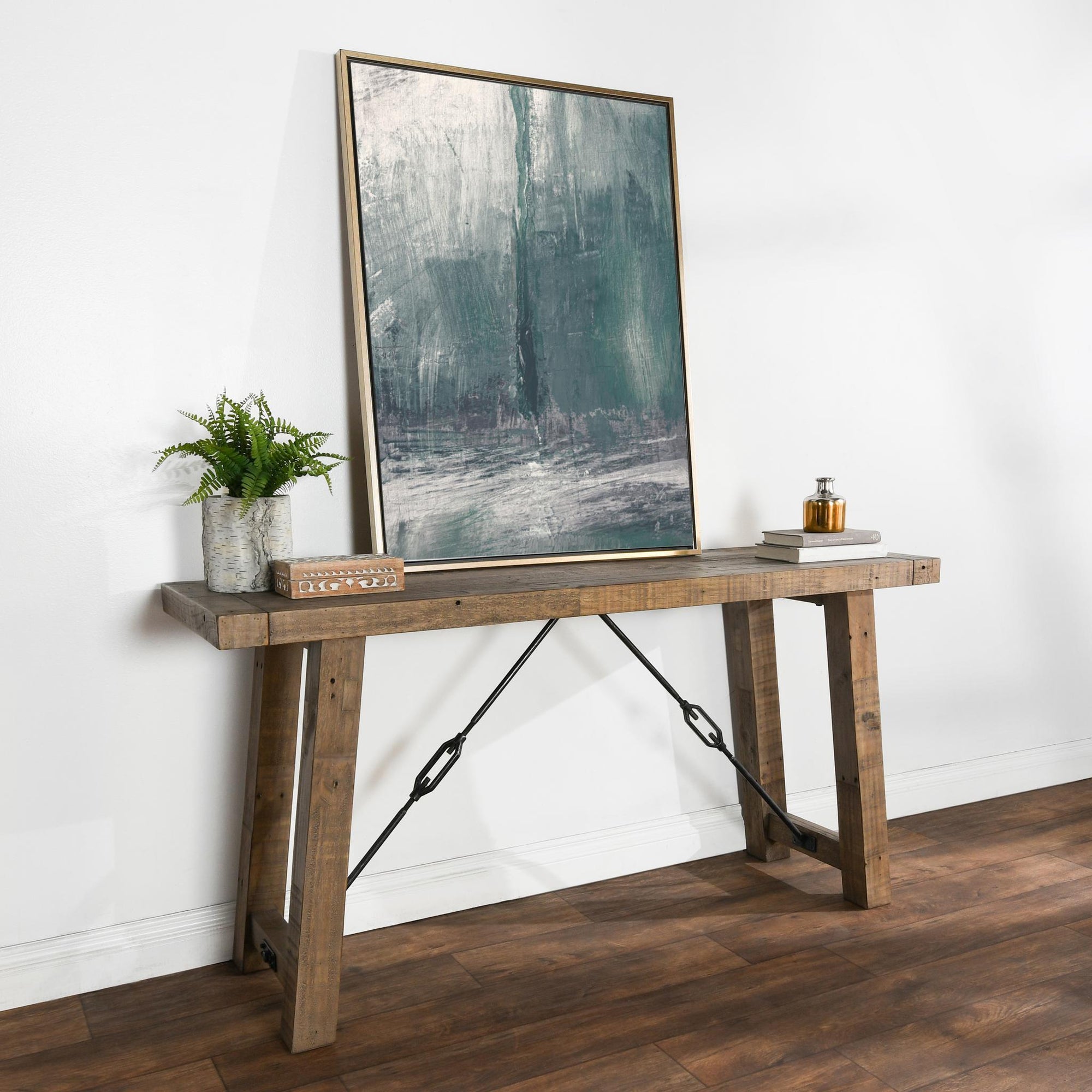 Tuscany 60" Console Table - Distressed Brown