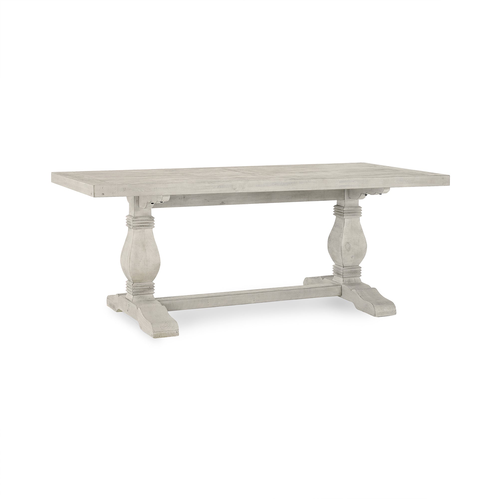 Caleb 78" Dining Table - Distressed Ivory