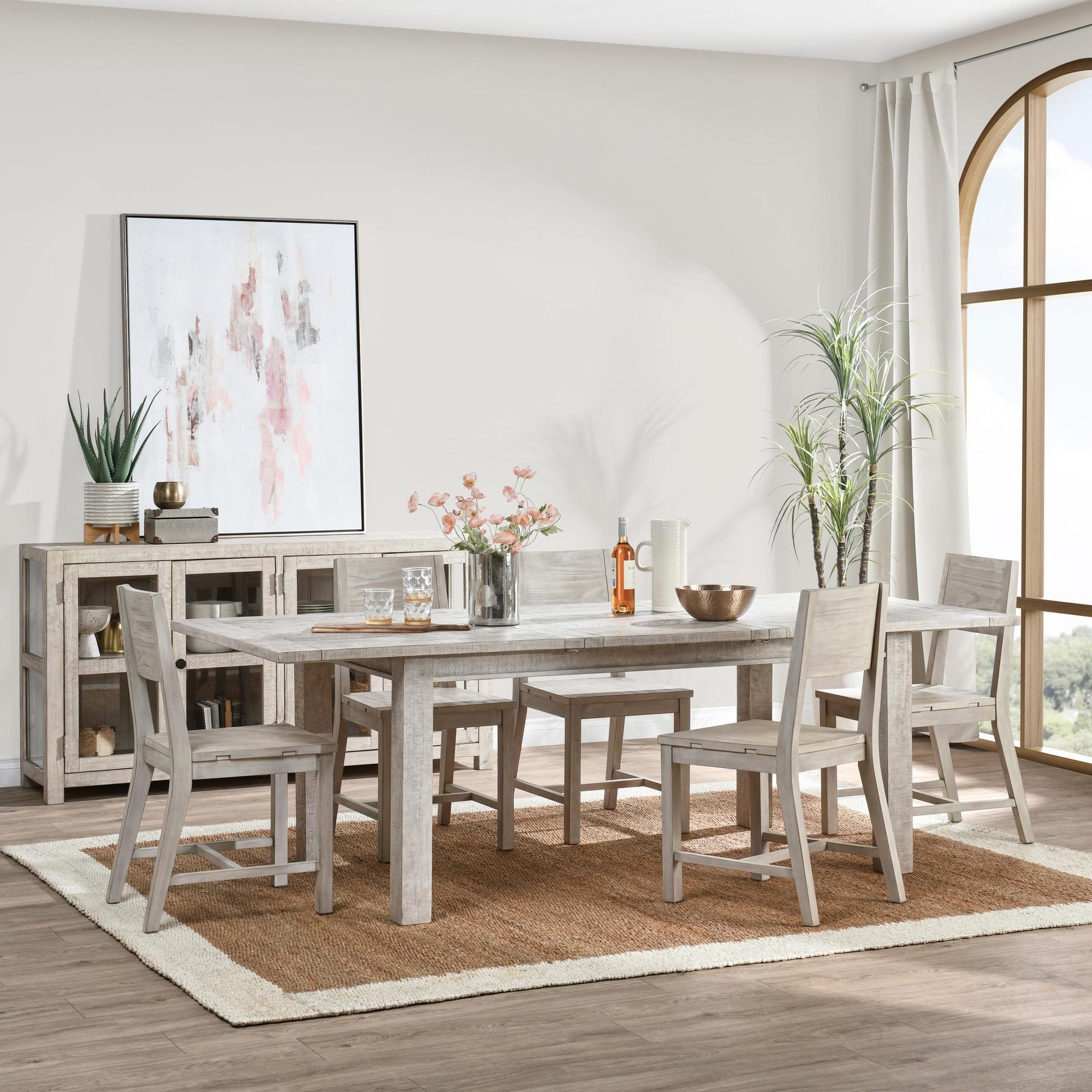 Driftwood 71"-94" Extendable Dining Table