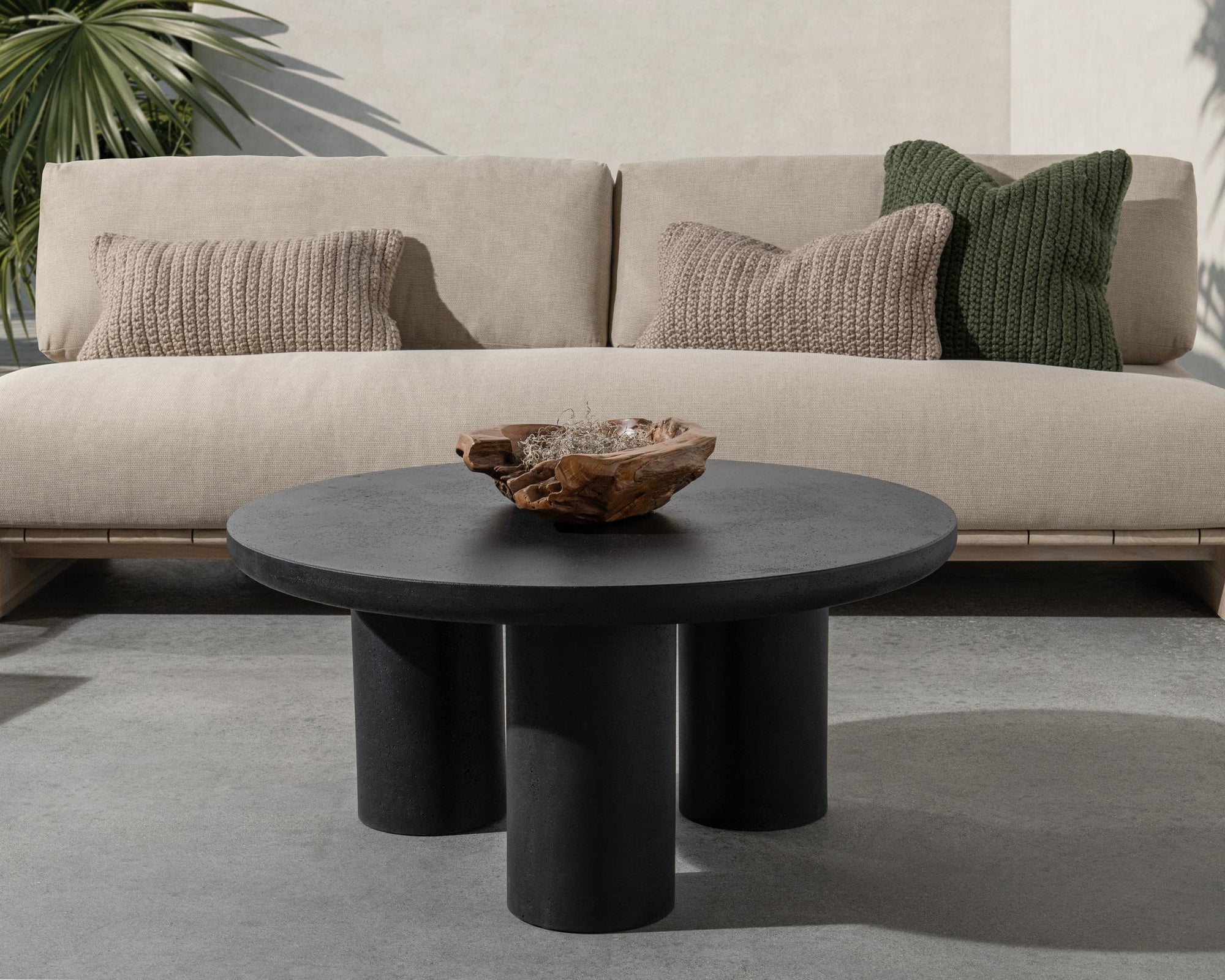 Anzio Outdoor Coffee Table - Black