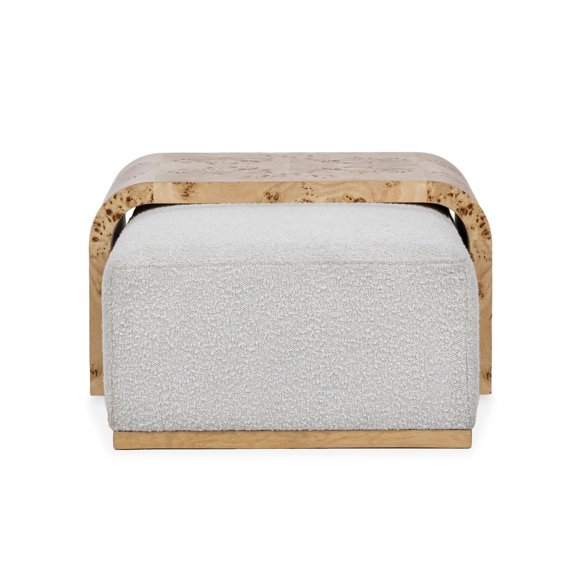 Kenan Ottoman - Creamy Ivory