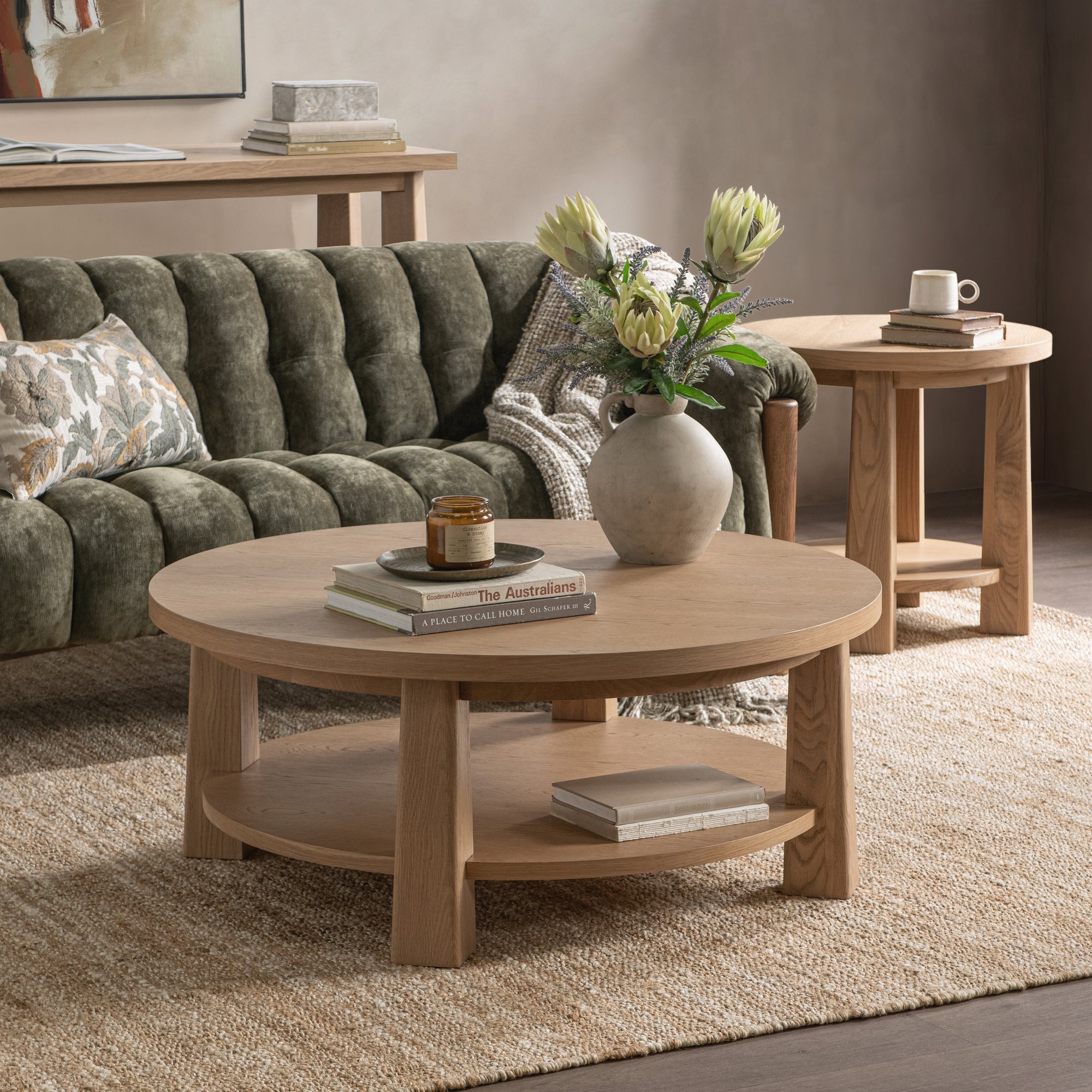 Kenzie Solid Wood Coffee Table