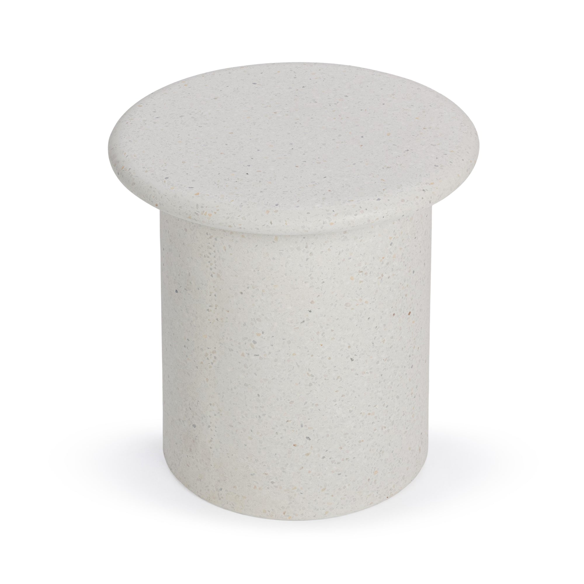 Nysa Outdoor End Table - White
