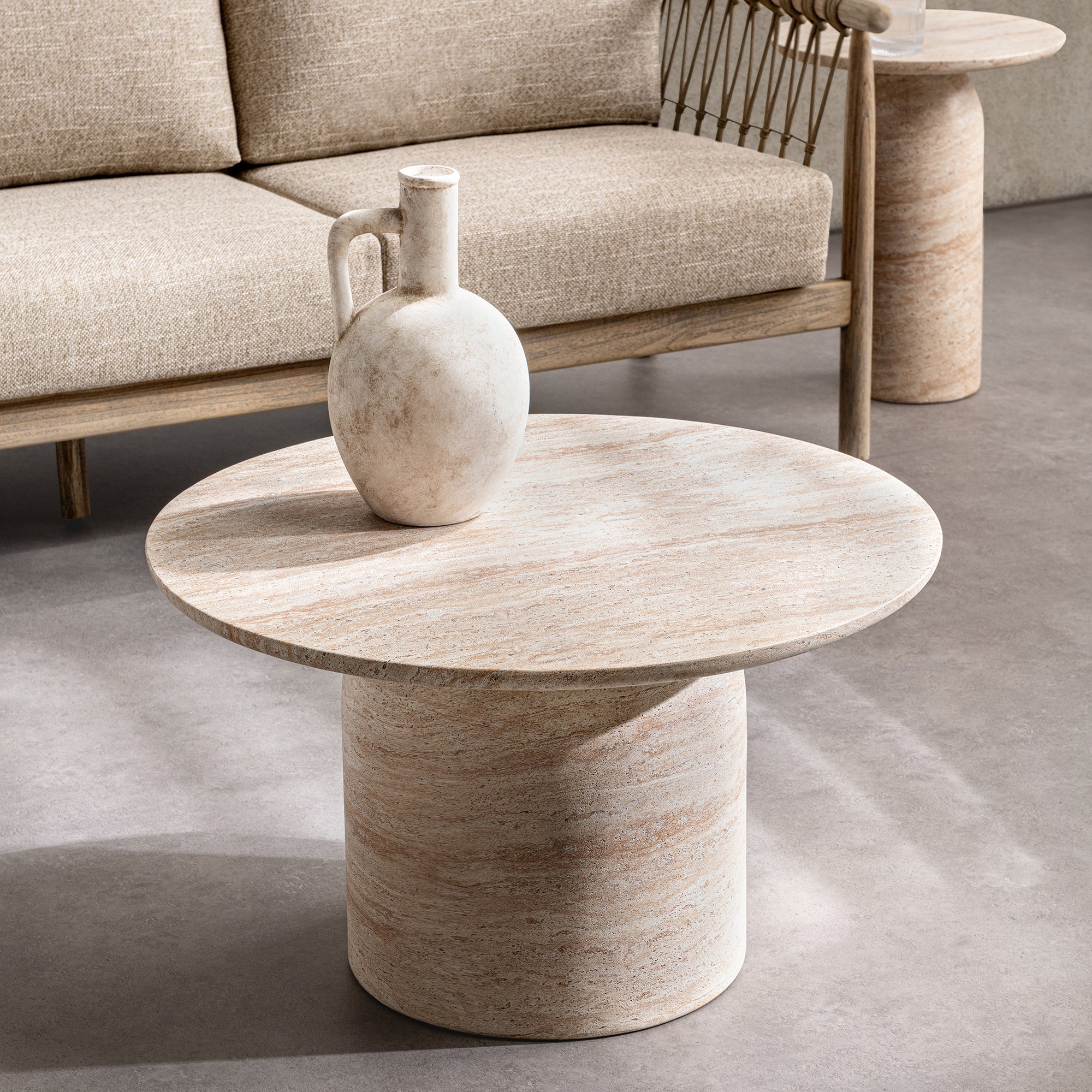 Sana Outdoor Coffee Table - Capri Limestone