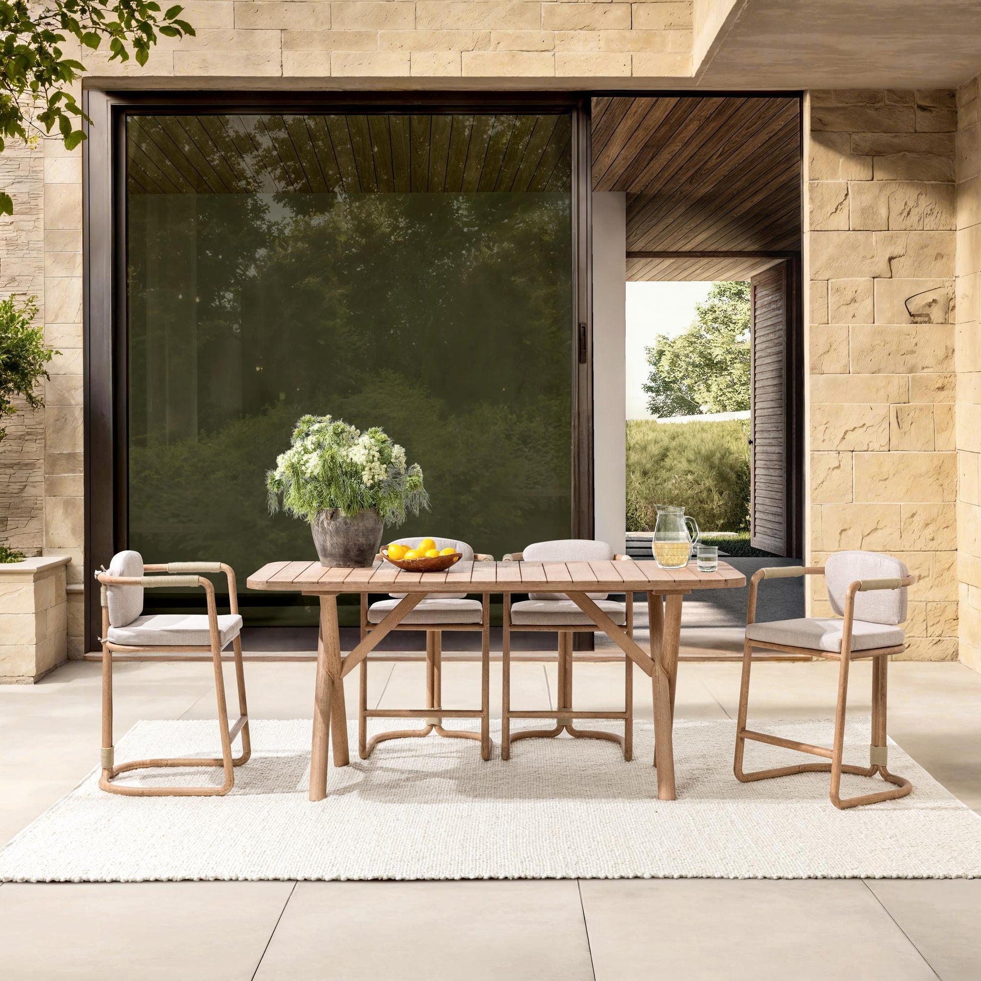 Dawson Outdoor Counter Table - Butterscotch