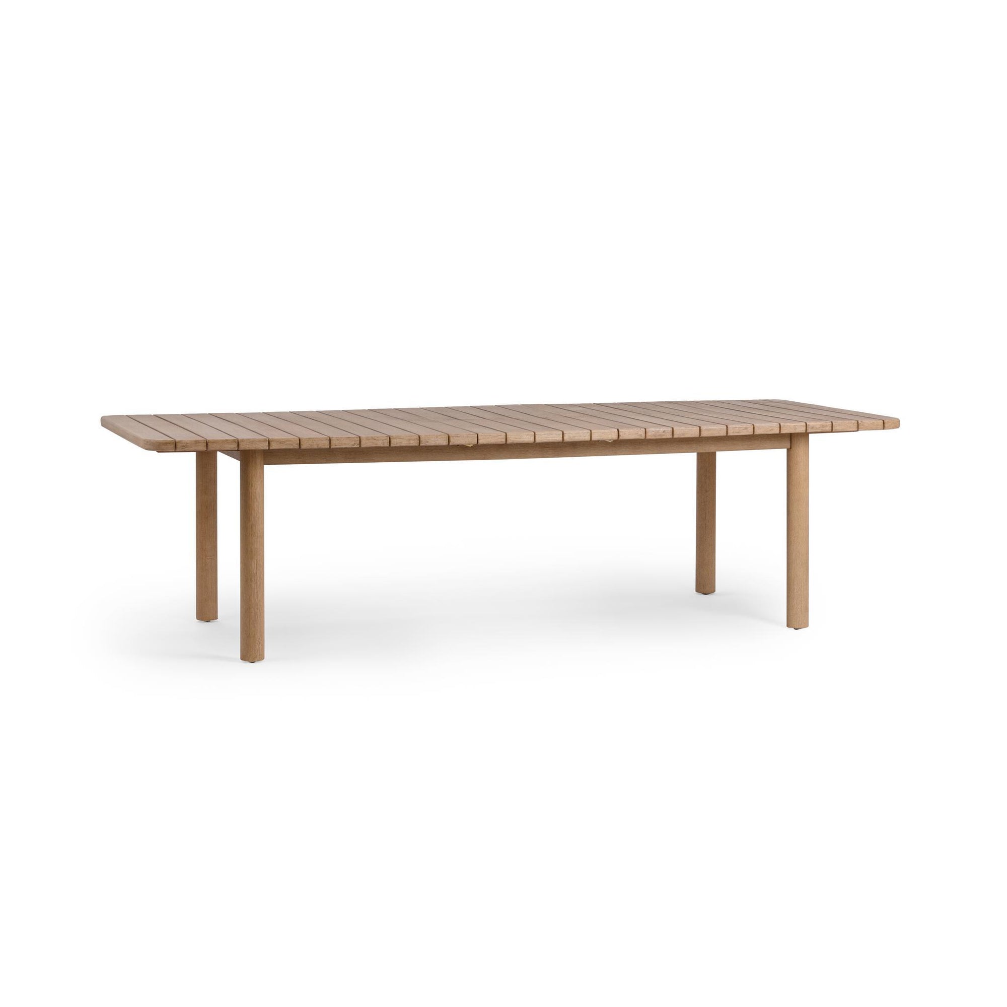 Dawson Outdoor 87"-107" Extendable Dining Table - Butterscotch