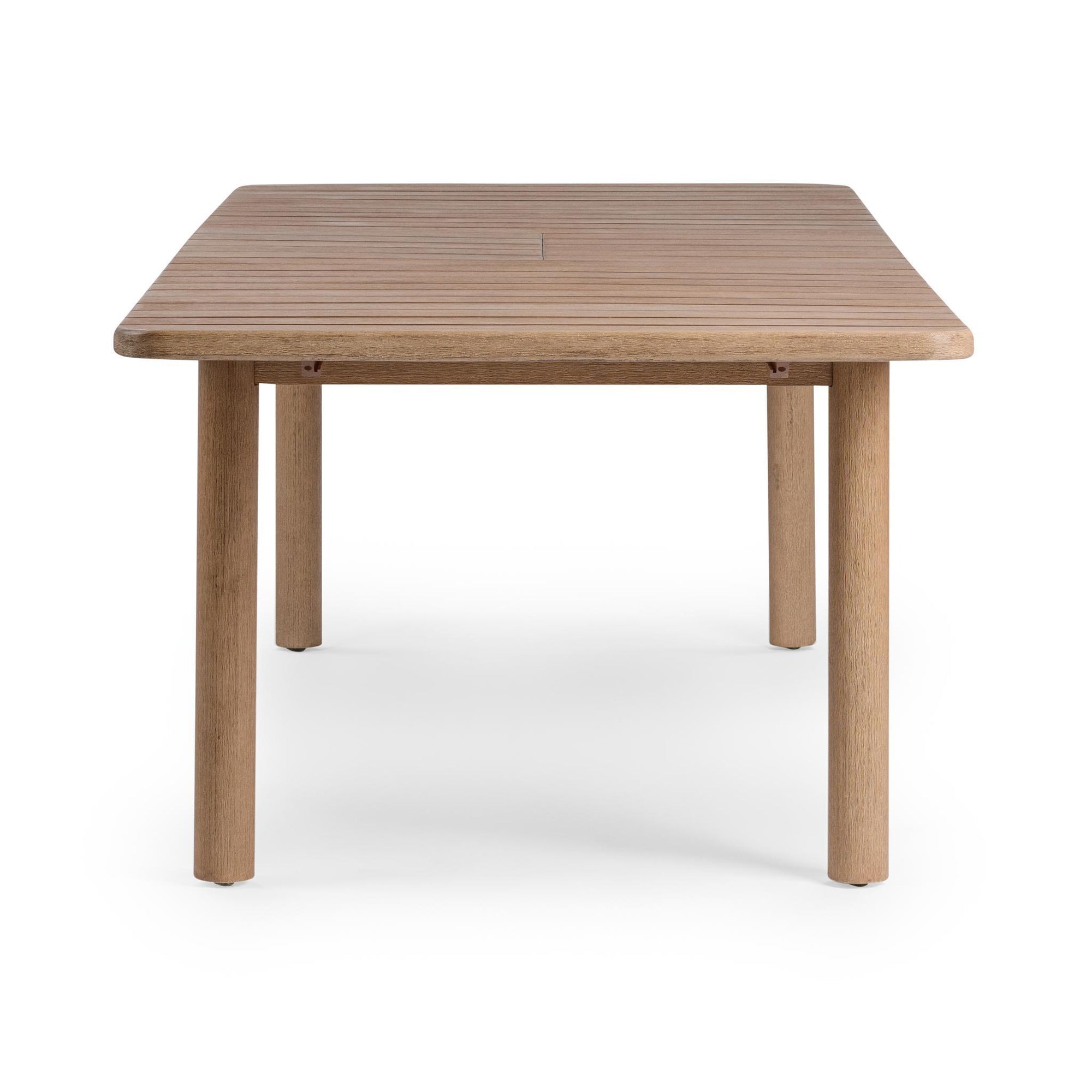 Dawson Outdoor 87"-107" Extendable Dining Table - Butterscotch