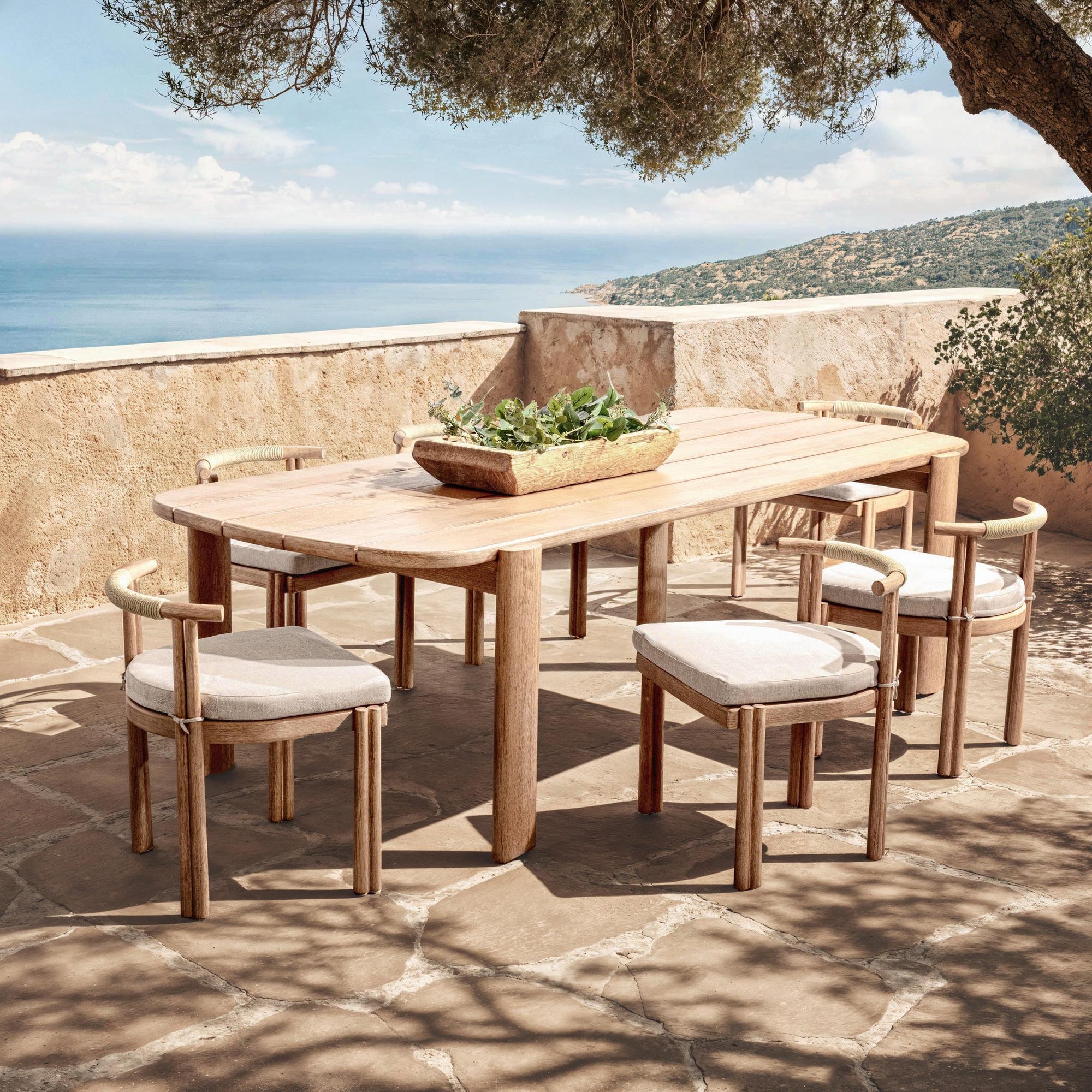 Rocco Outdoor Dining Table - Butterscotch