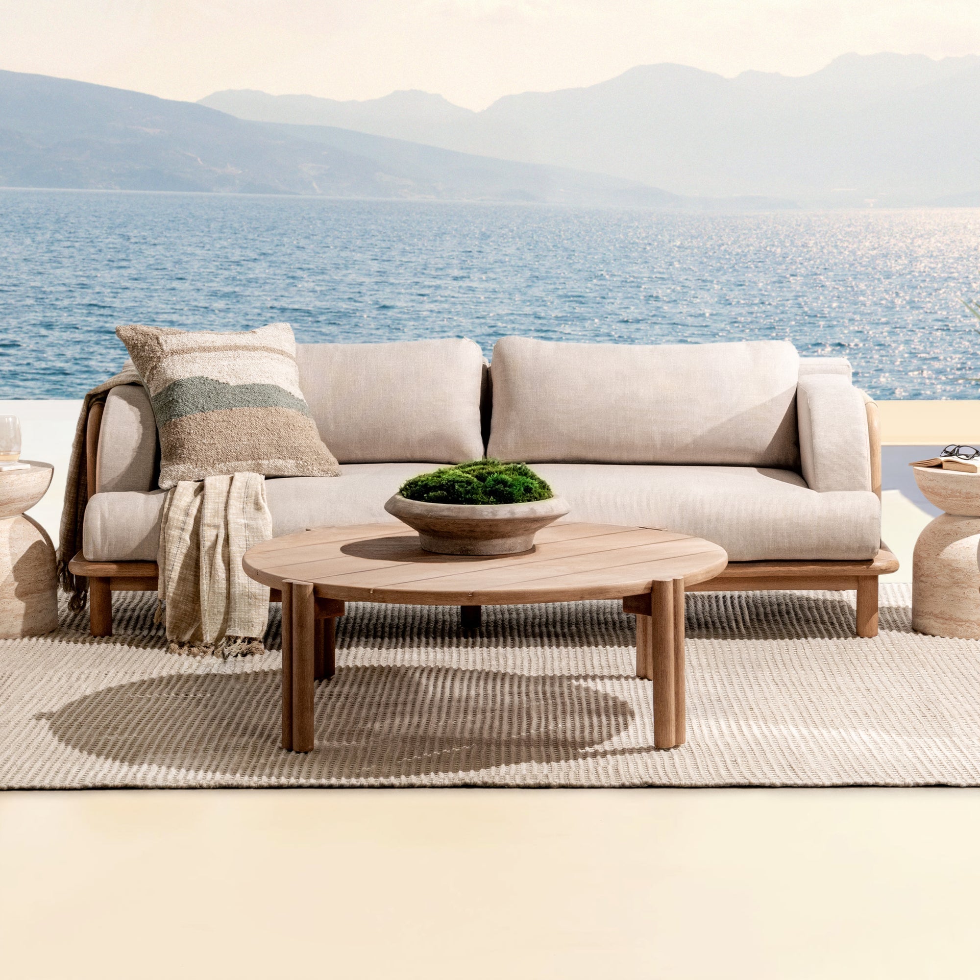 Oliver Outdoor Coffee Table - Butterscotch
