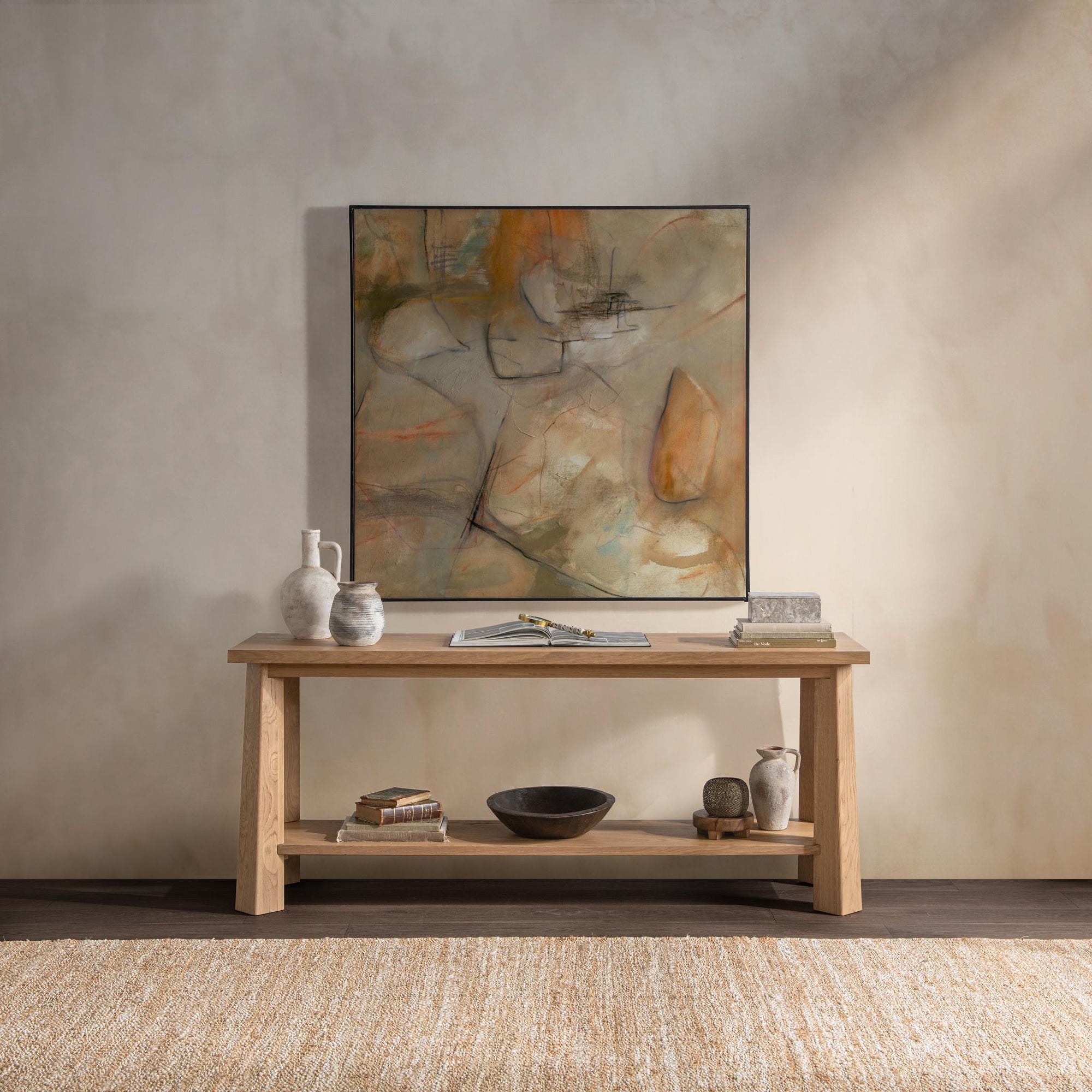 Kenzie Console Table - Natural Mist