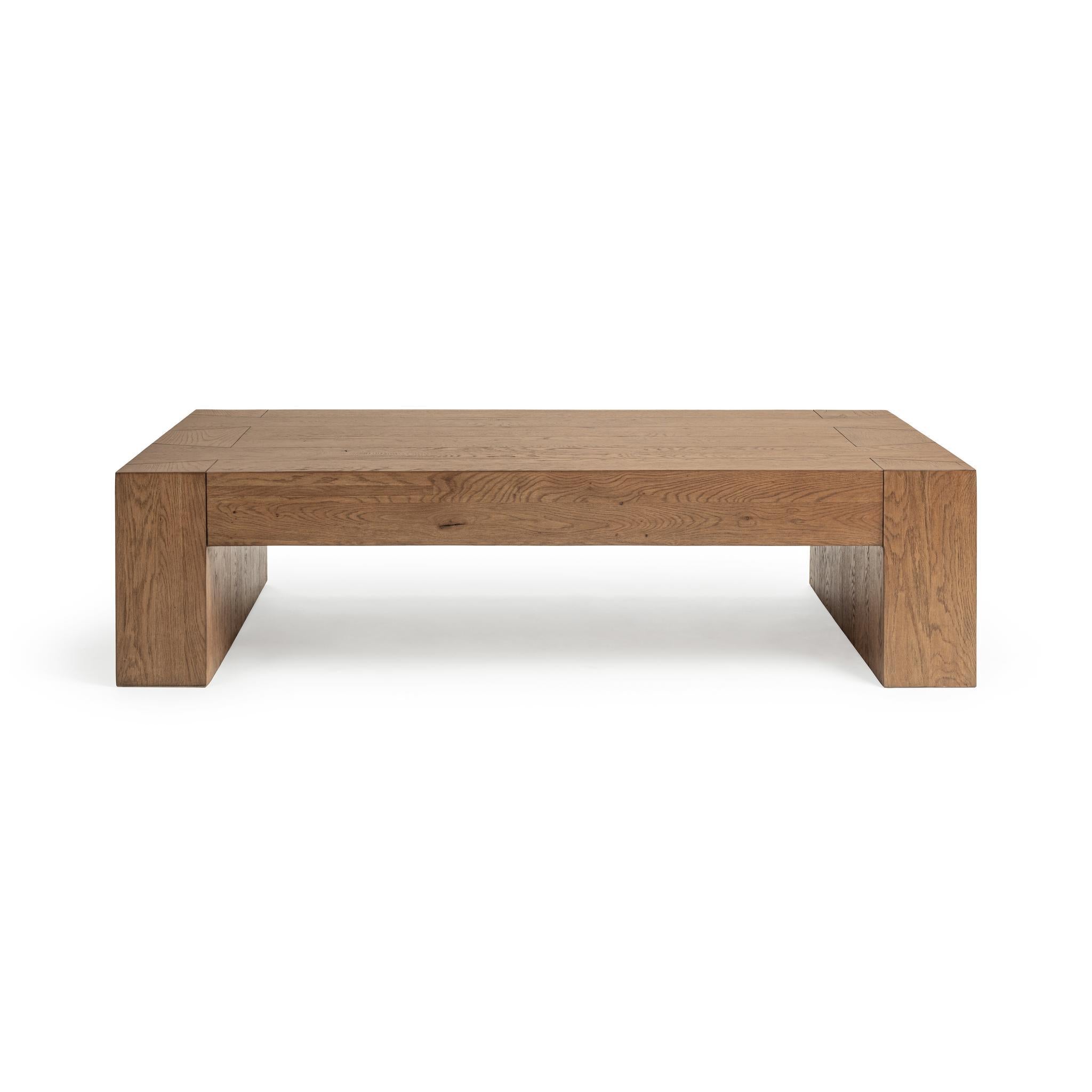 Bristol 70" Coffee Table - Cafe Brown