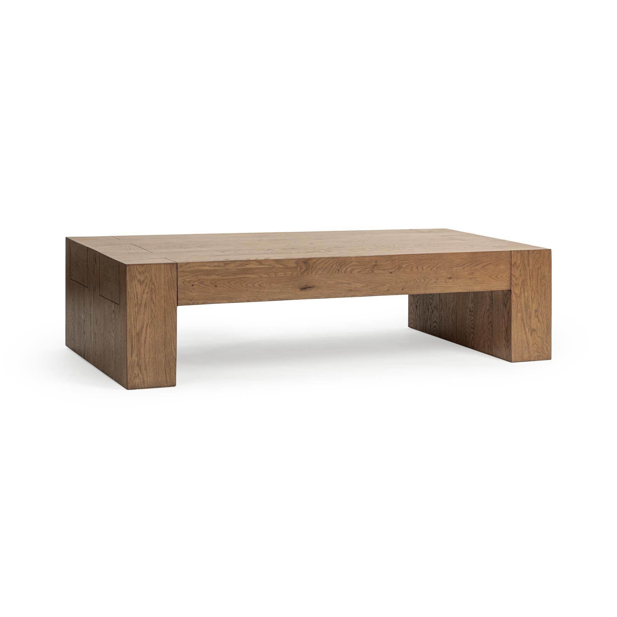 Bristol 70" Coffee Table - Cafe Brown