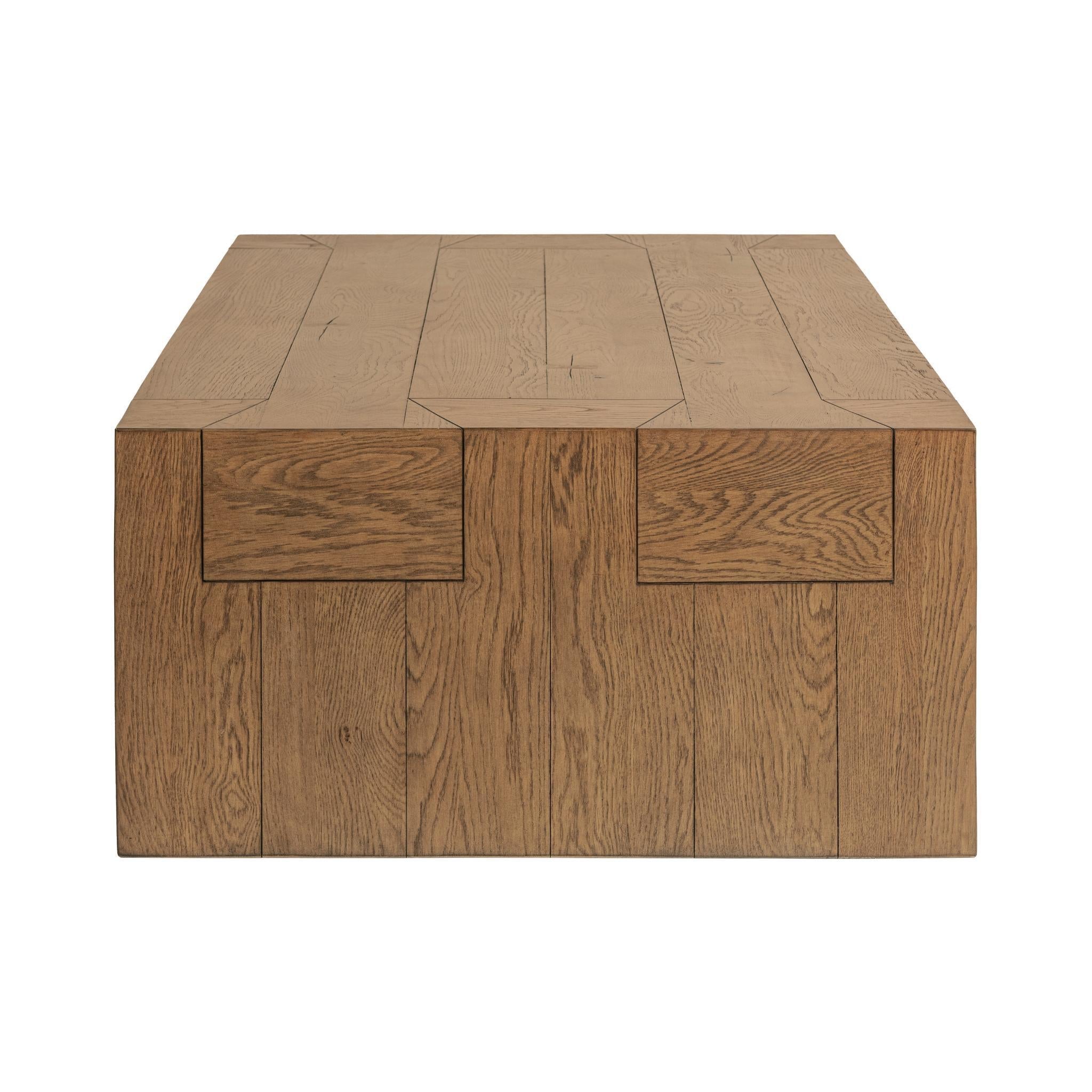 Bristol 70" Coffee Table - Cafe Brown