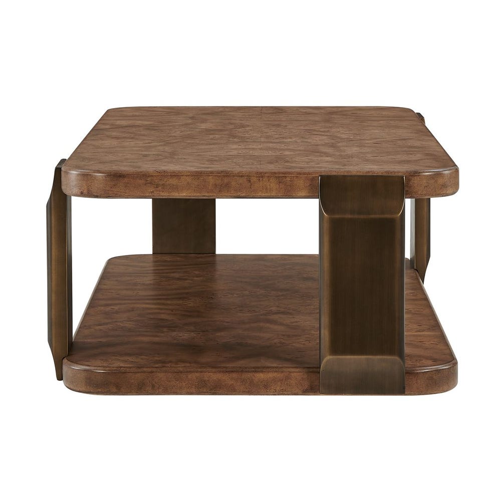 Uttermost Vance Mappa Burl Coffee Table