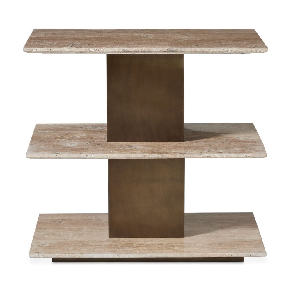 Uttermost Travertini 3 Tiered Accent Table