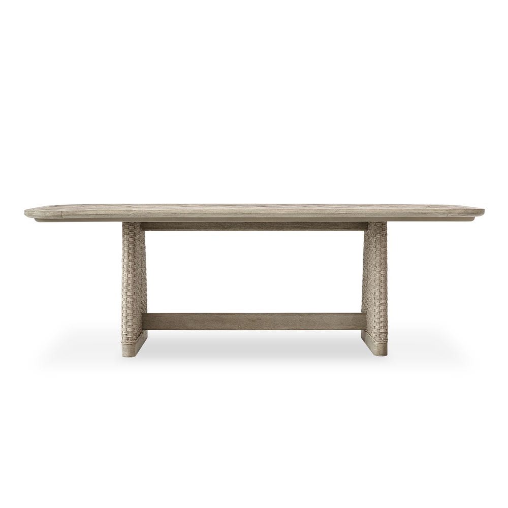 Uttermost Harbor Herringbone Indoor-Outdoor Dining Table