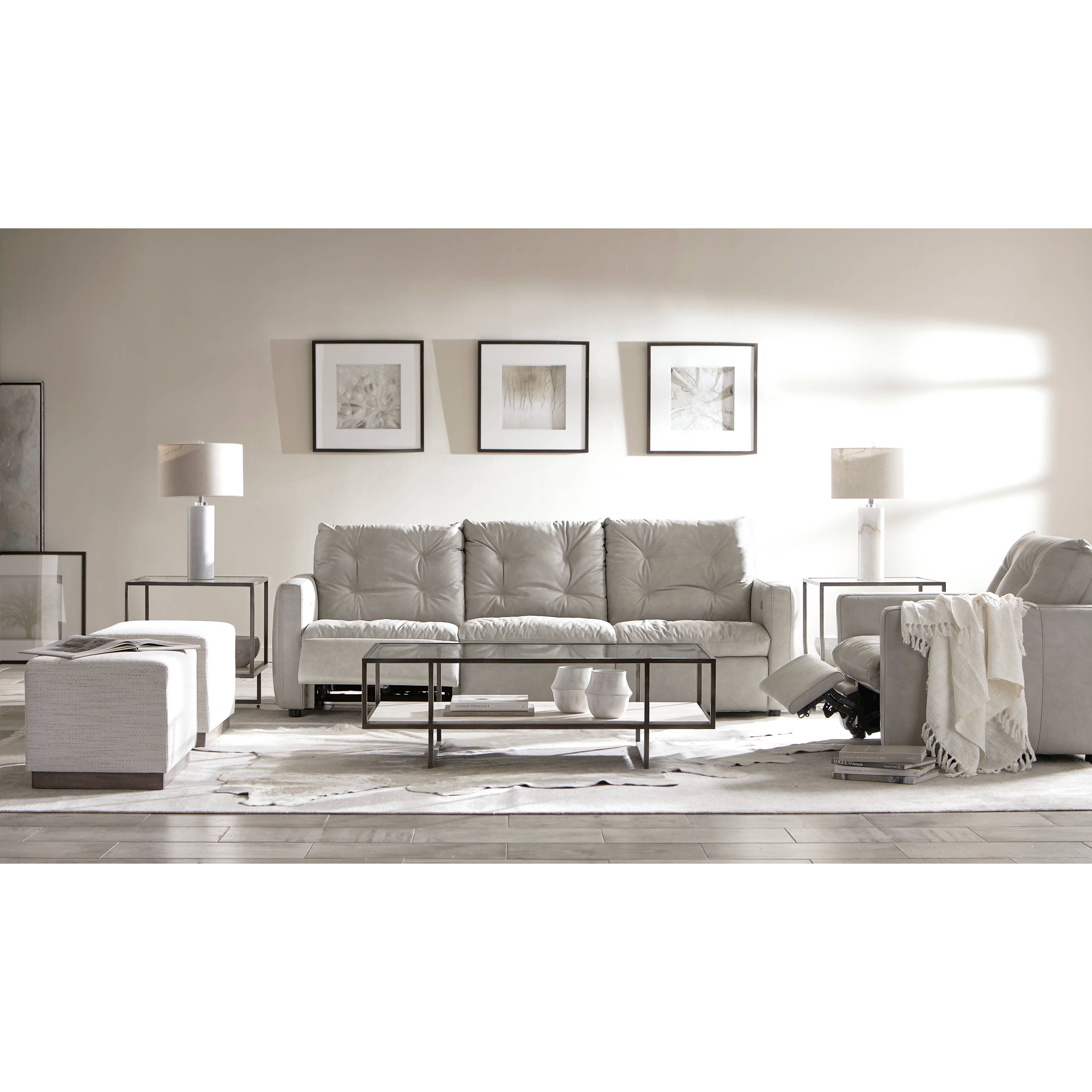 Harlow Metal Rectangular Cocktail Table by Bernhardt