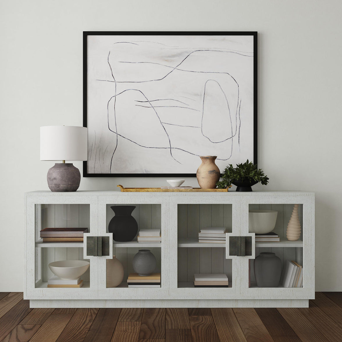 Larson Reclaimed Pine 4Dr Cabinet
