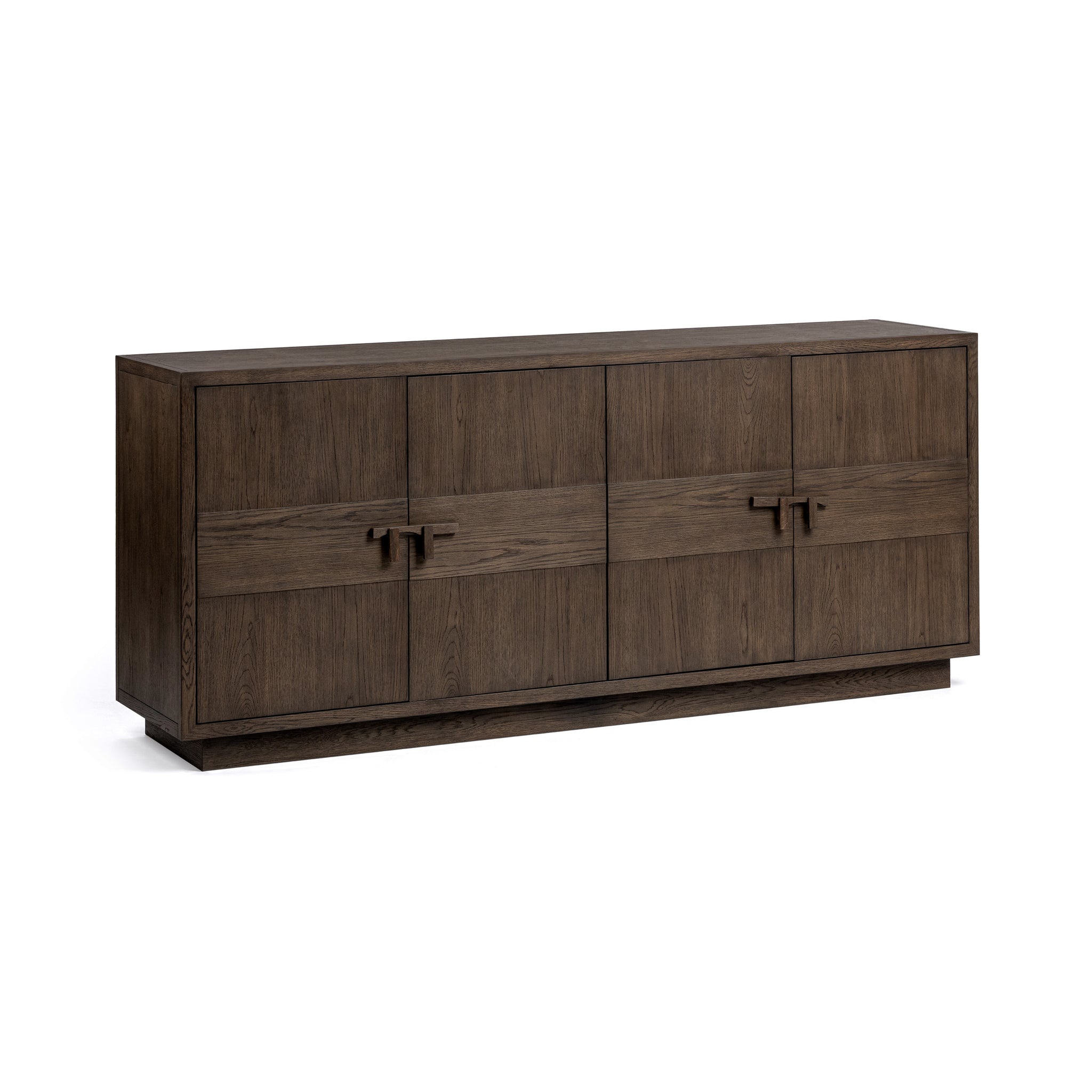 Oakridge 4 Door Cabinet - Havana Brown