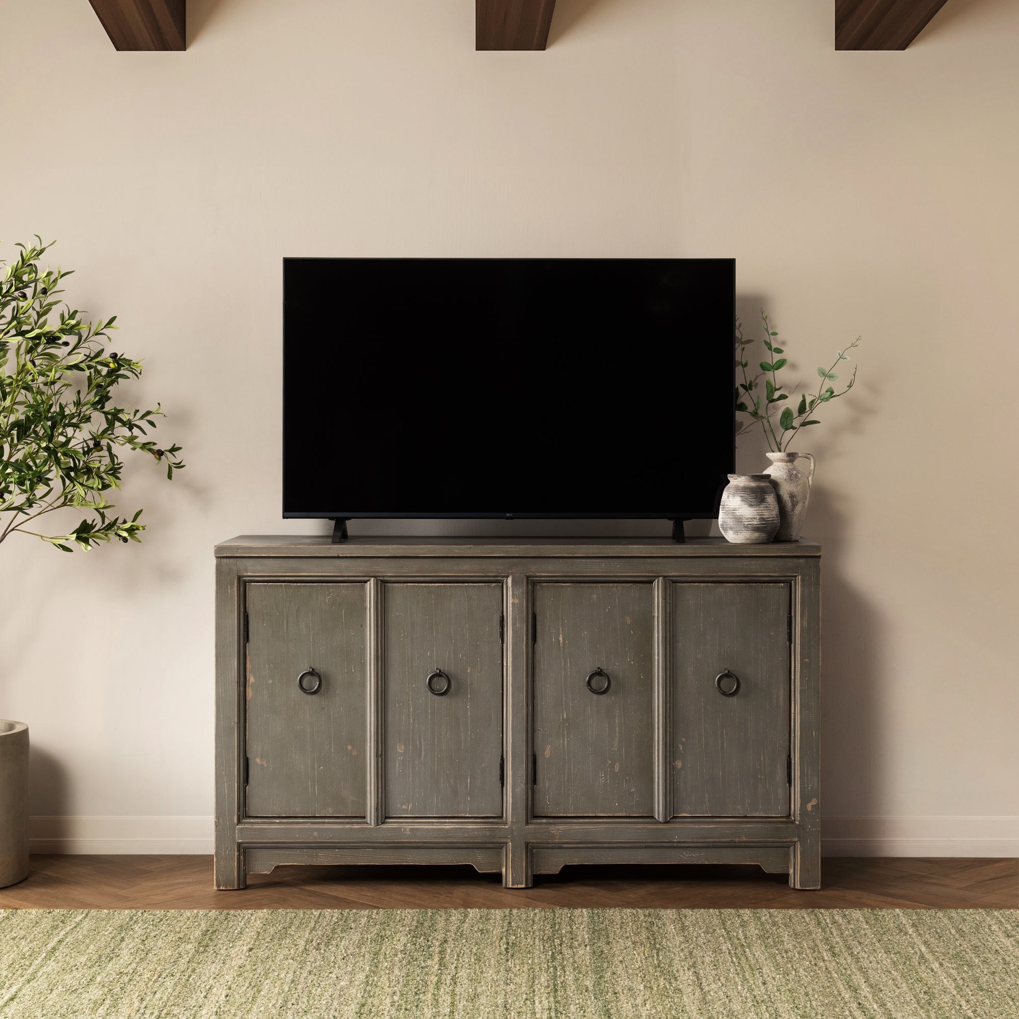 Amherst Solid Wood 4Dr Cabinet